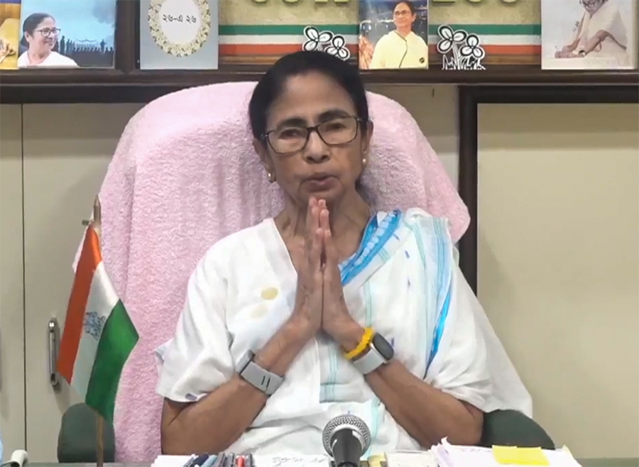 Kolkata: Trinamool Congress (TMC) chief and former West Bengal Chief Minister Mamata Banerjee speaks during a video message in Kolkata on Tuesday, August 4, 2026. (Photo: IANS)