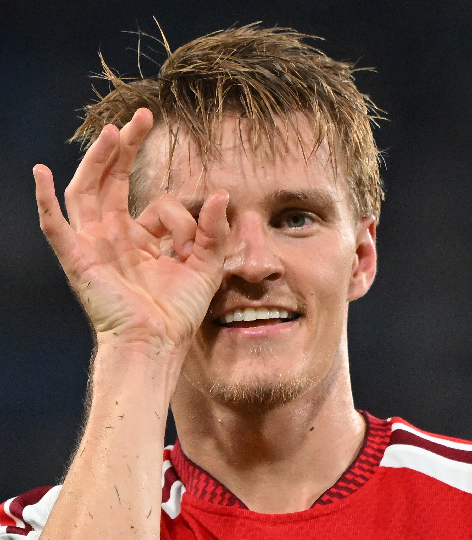 Naples: Arsenal's Martin Odegaard celebrates his goal during the UEFA Champions League match between Napoli and Arsenal in Naples, Italy, Sept. 9, 2026. (Photo: Xinhua via IANS)