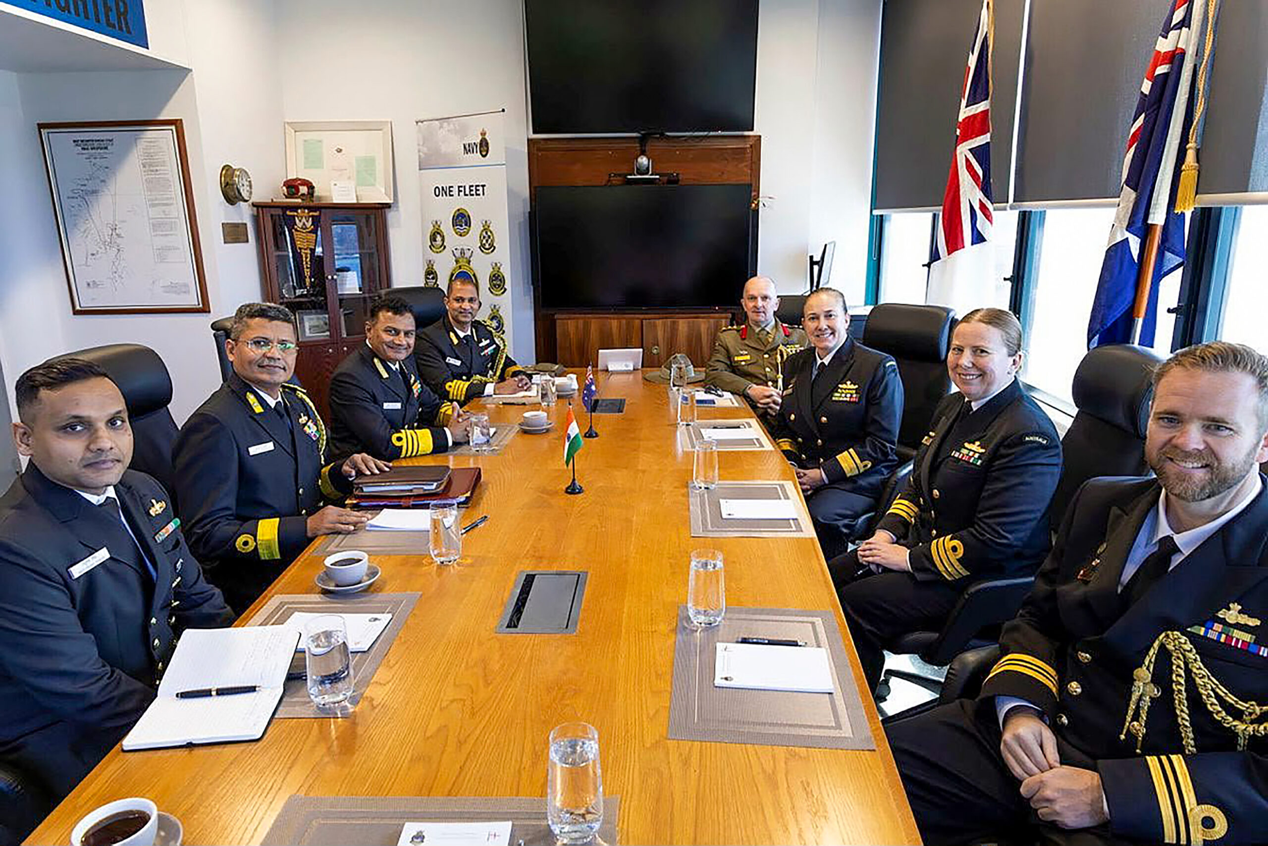 Sydney: Navy chief Adm Swaminathan meet Australia's Rear Adm Anita Williams #Gallery Sydney: Navy chief Adm Swaminathan meet Australia's Rear Adm Anita Williams #Gallery