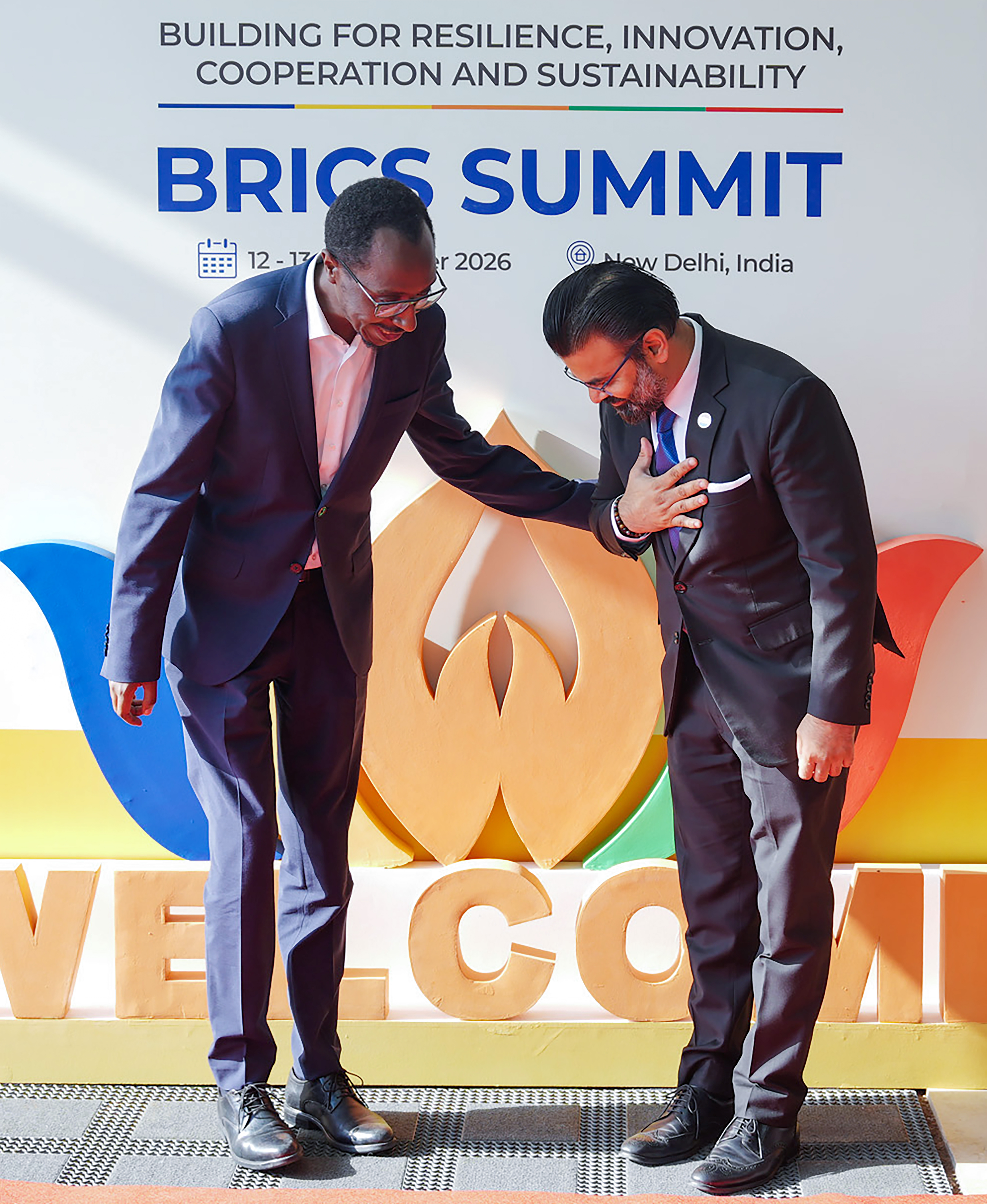 New Delhi: Foreign Delegates Arrive for BRICS Summit #Gallery New Delhi: Foreign Delegates Arrive for BRICS Summit #Gallery