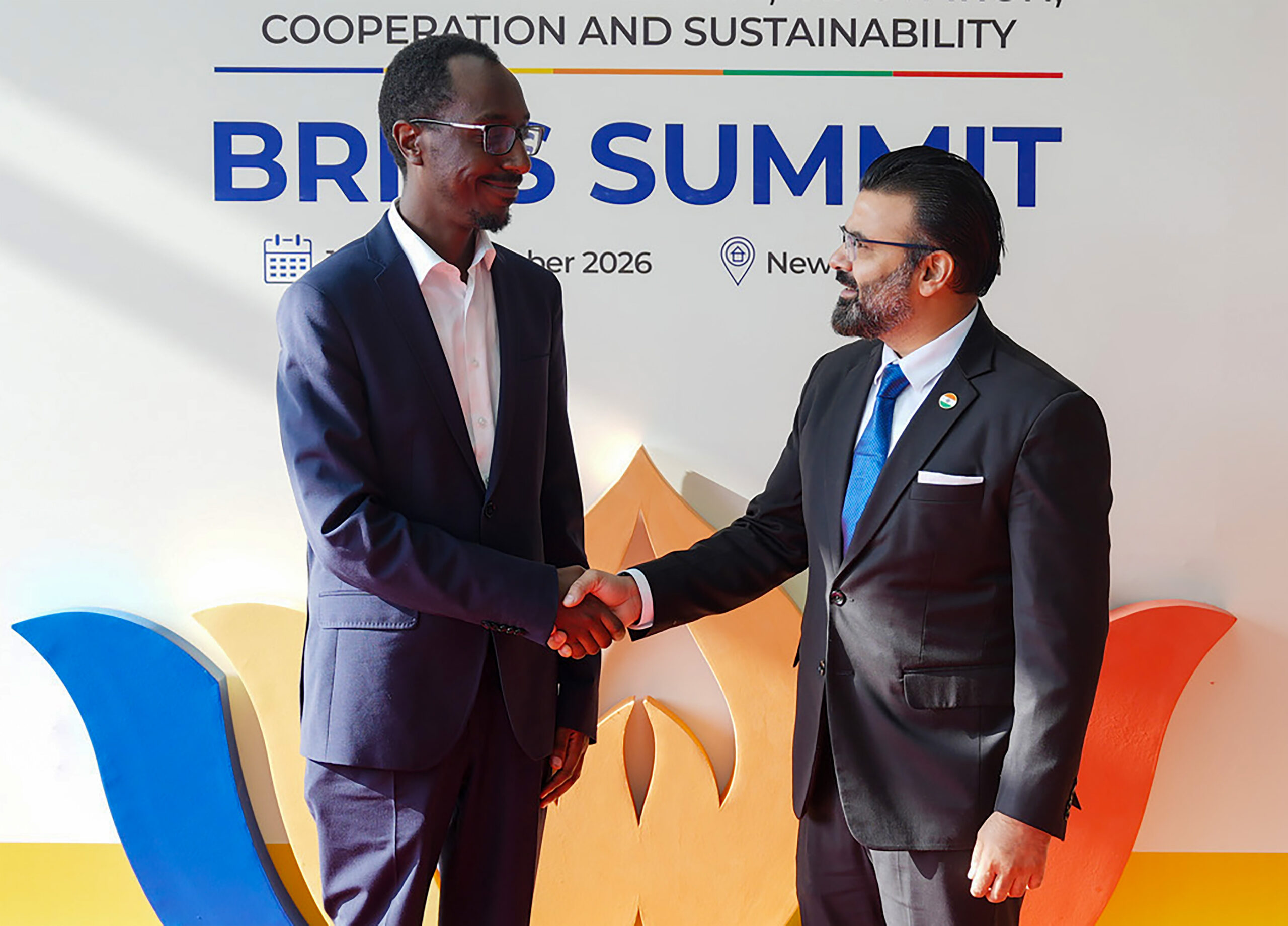 New Delhi: Foreign Delegates Arrive for BRICS Summit #Gallery New Delhi: Foreign Delegates Arrive for BRICS Summit #Gallery