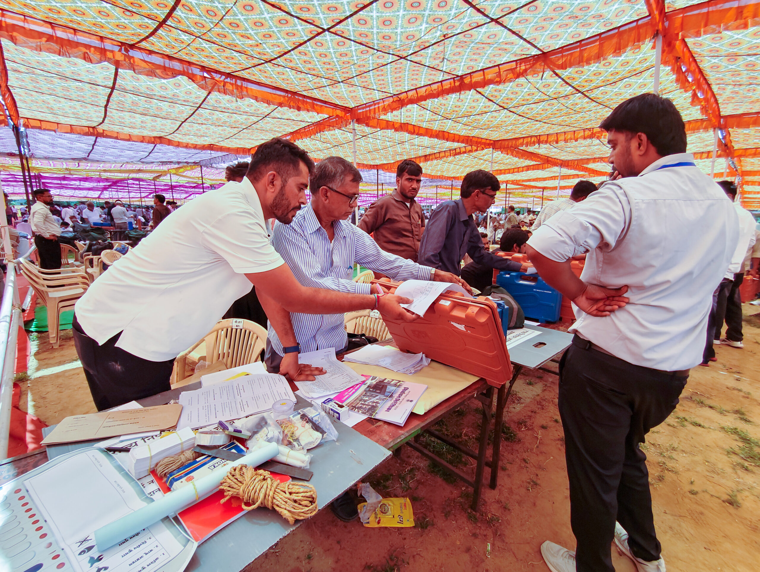 Ajmer: Polling officials prepare for municipal elections #Gallery Ajmer: Polling officials prepare for municipal elections #Gallery
