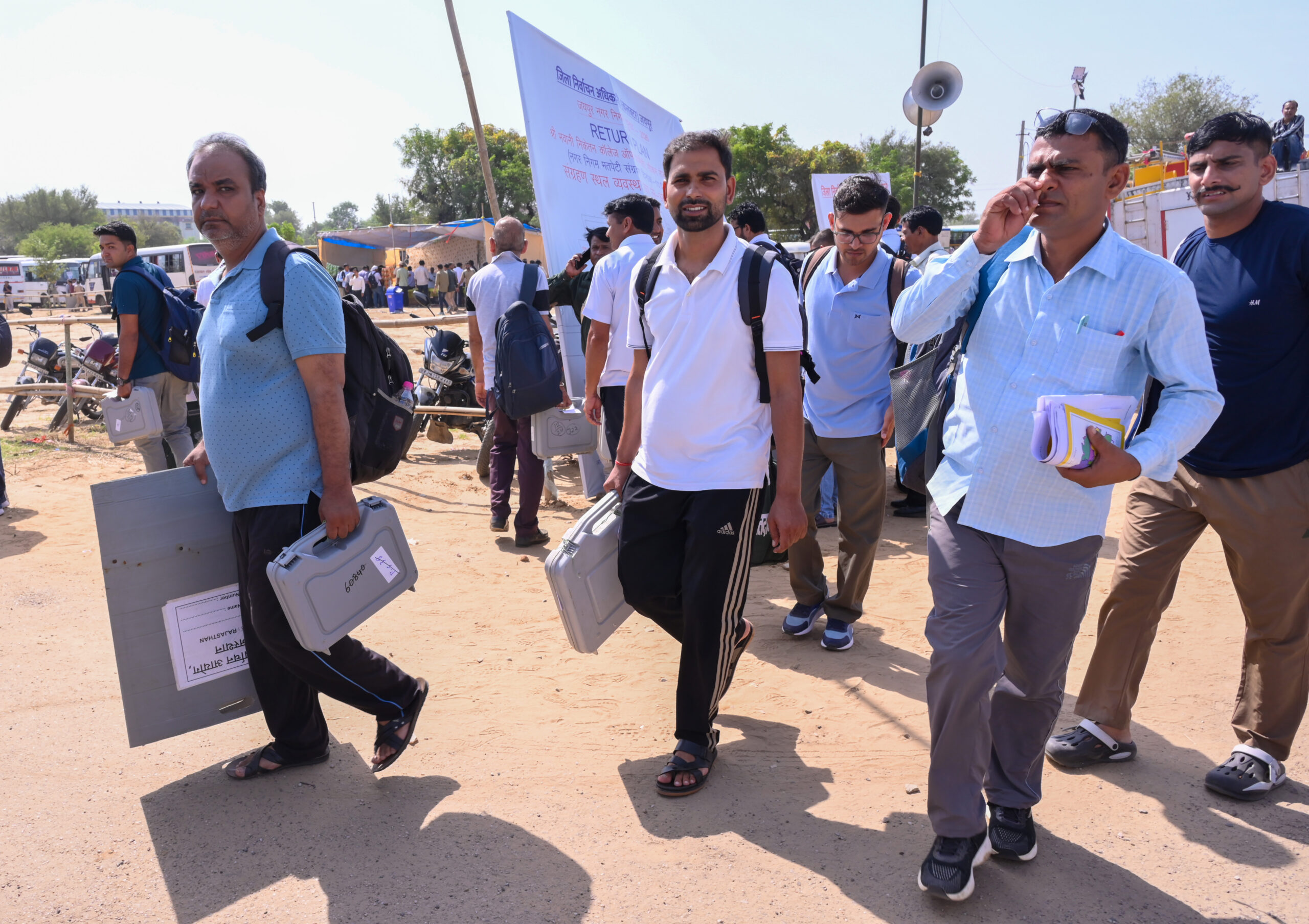 Jaipur: Preps for 2nd Phase of Rajasthan Local Body Elections #Gallery Jaipur: Preps for 2nd Phase of Rajasthan Local Body Elections #Gallery
