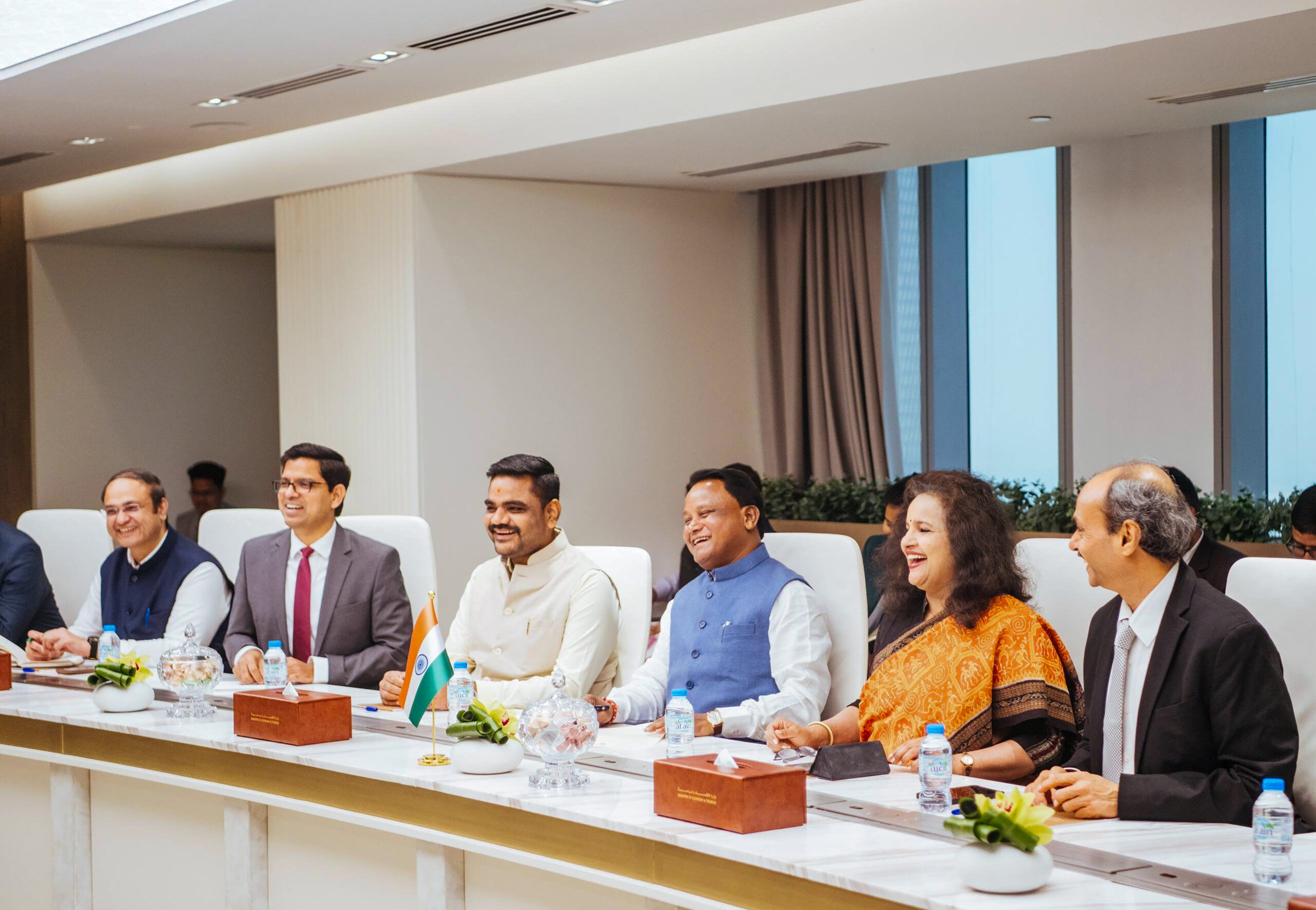 Dubai: Mohan Charan Majhi Meets UAE Economy Minister #Gallery Dubai: Mohan Charan Majhi Meets UAE Economy Minister #Gallery