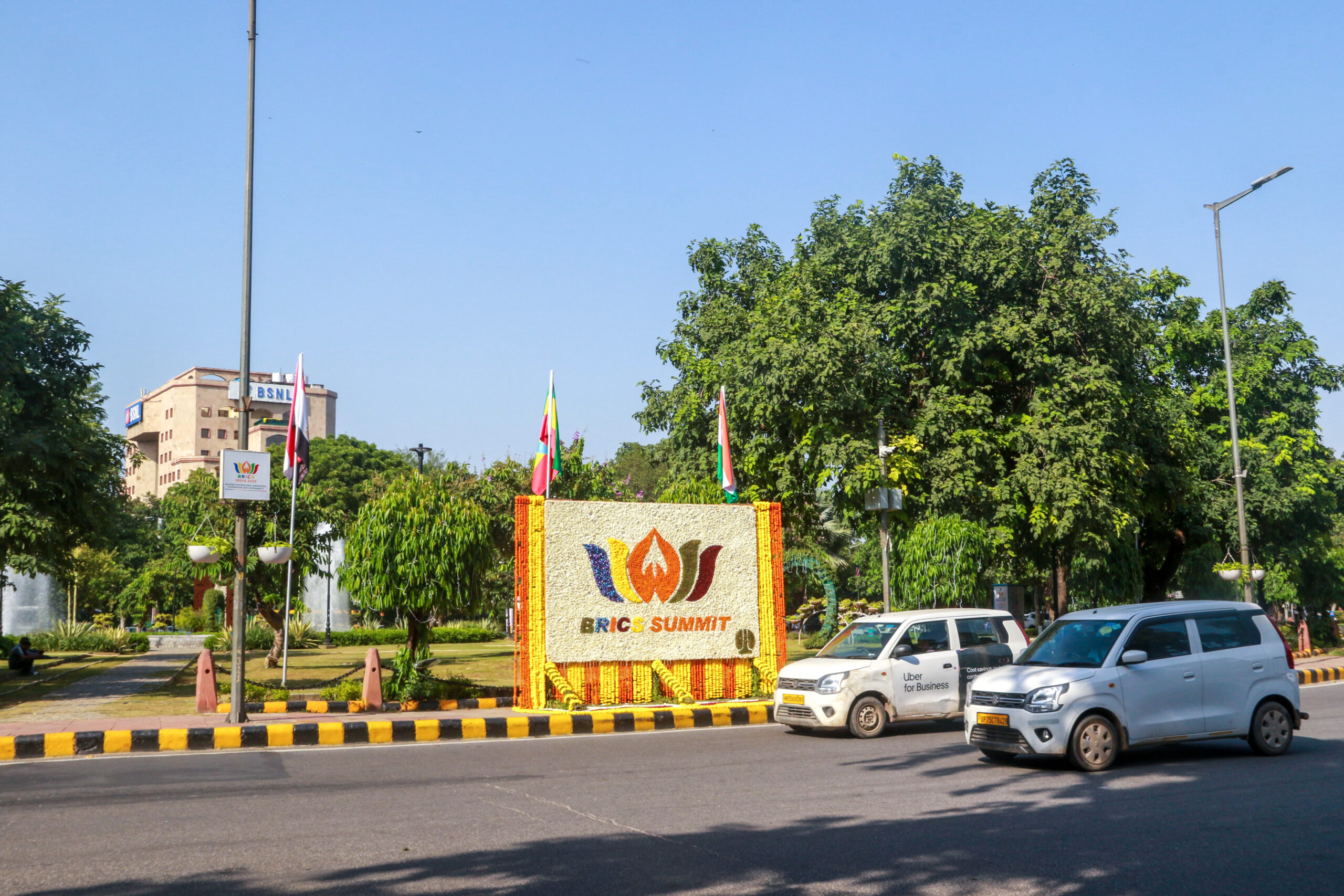 New Delhi: BRICS Summit preparations underway #Gallery New Delhi: BRICS Summit preparations underway #Gallery