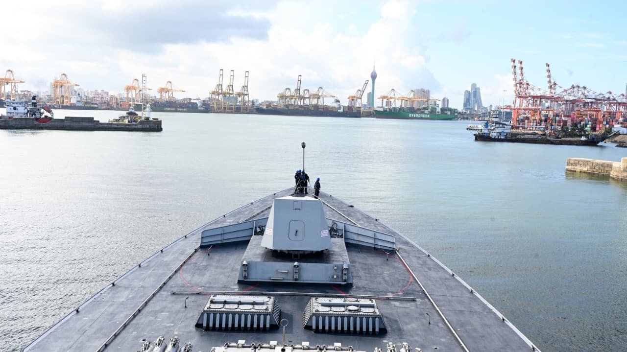 INS Udaygiri visits Colombo to strengthen India-Sri Lanka maritime cooperation INS Udaygiri visits Colombo to strengthen India-Sri Lanka maritime cooperation