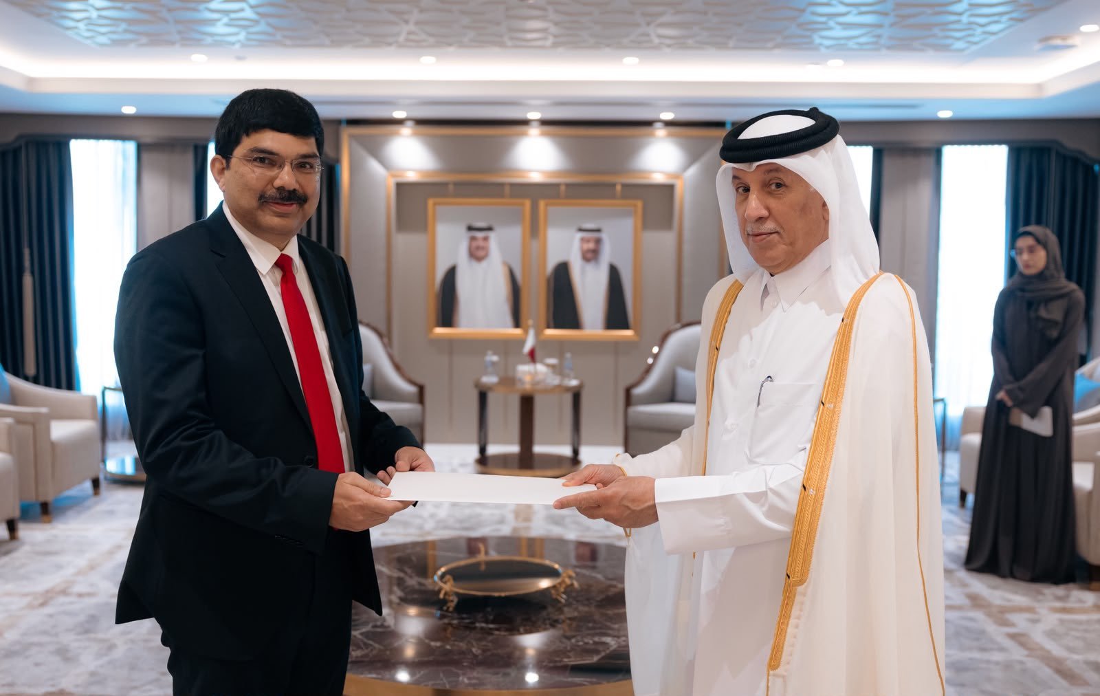 India, Qatar discuss ways to further deepen and enhance strategic partnership India, Qatar discuss ways to further deepen and enhance strategic partnership