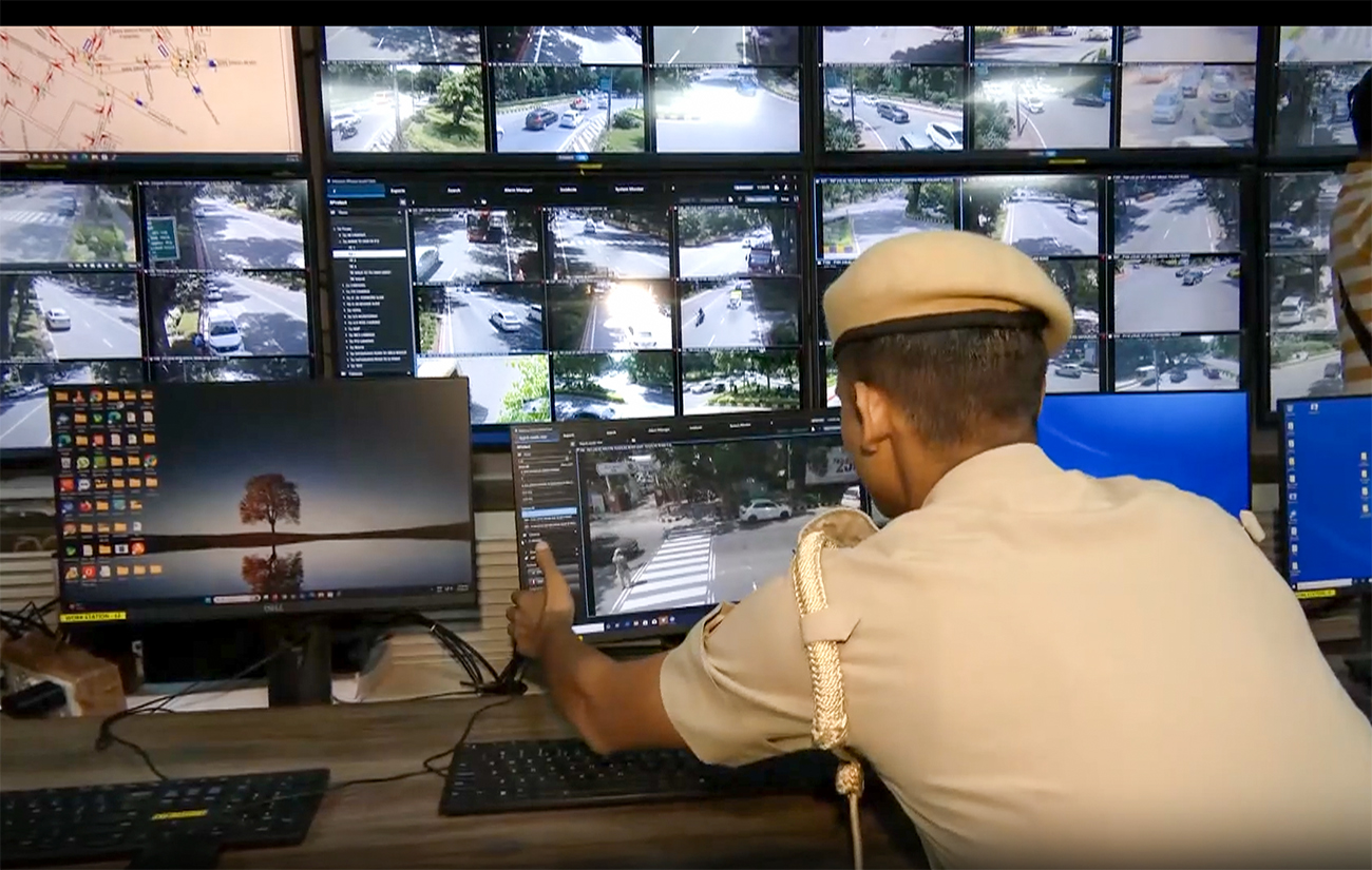 New Delhi: CCTV Monitoring Room Set Up for BRICS Summit #Gallery New Delhi: CCTV Monitoring Room Set Up for BRICS Summit #Gallery