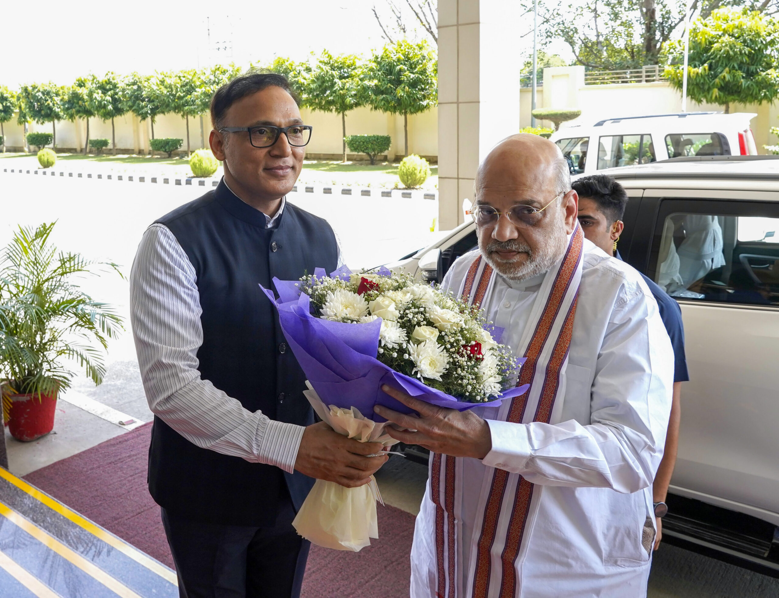 New Delhi: Amit Shah Visits National Institute of Disaster Management #Gallery New Delhi: Amit Shah Visits National Institute of Disaster Management #Gallery