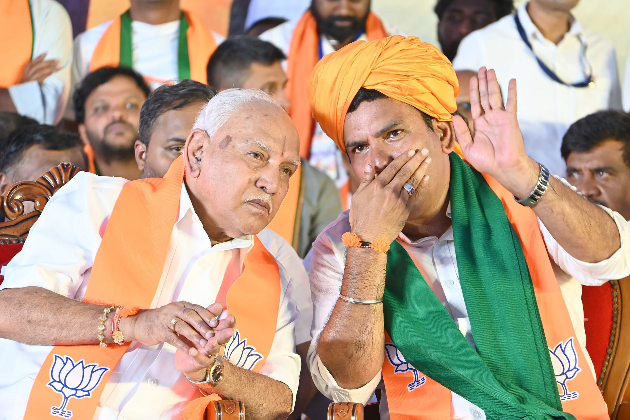 Ballari: BJP leaders and workers during ‘Ballari Chalo’ Padayatra - #Gallery Ballari: BJP leaders and workers during ‘Ballari Chalo’ Padayatra - #Gallery