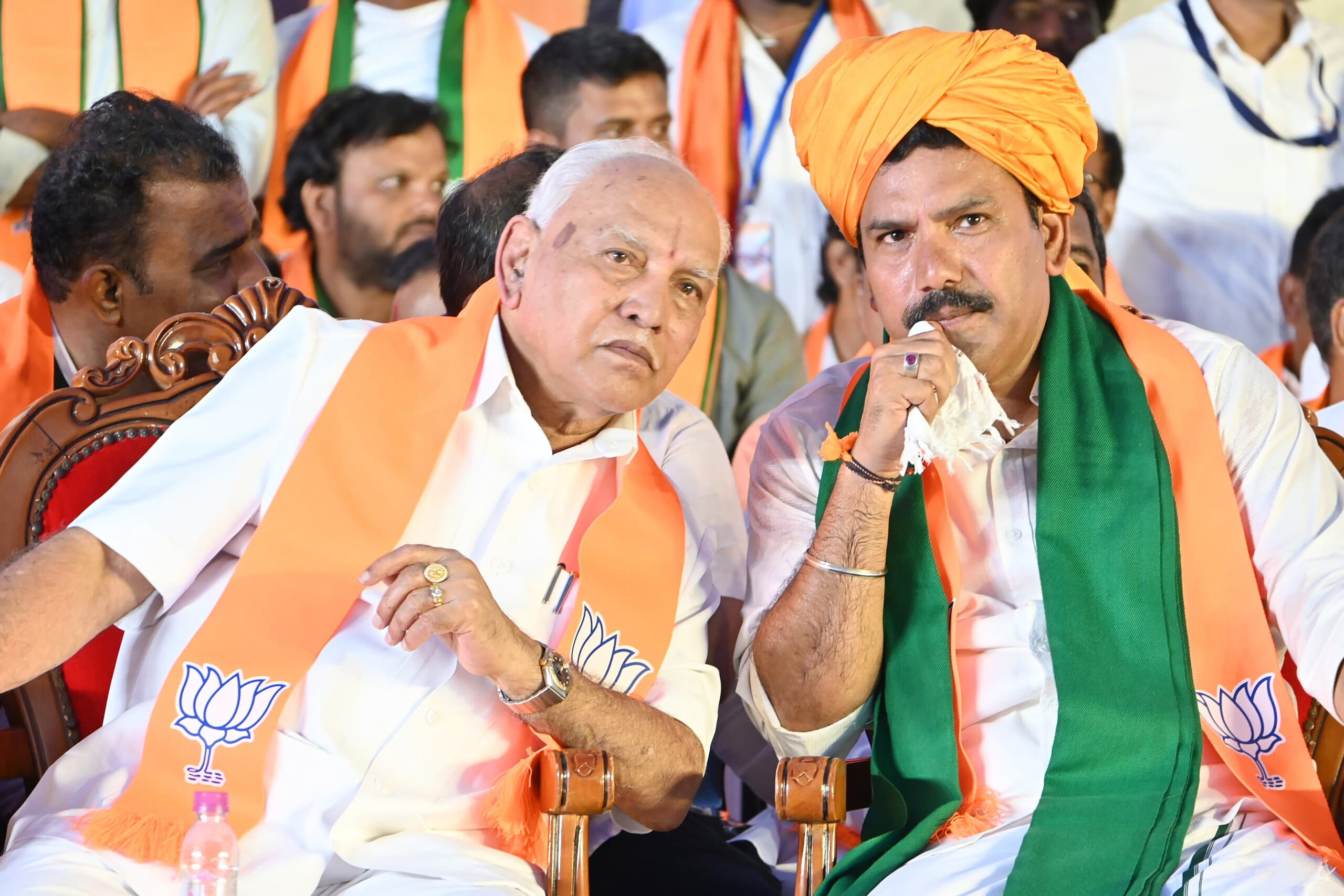 Ballari: BJP leaders and workers during ‘Ballari Chalo’ Padayatra - #Gallery Ballari: BJP leaders and workers during ‘Ballari Chalo’ Padayatra - #Gallery