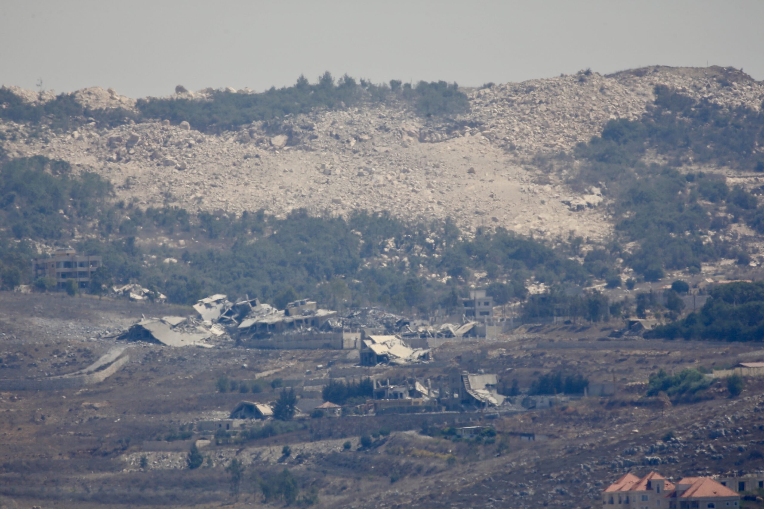 Nabatieh: This photo taken on Sept. 11, 2026, shows the aftermath of a powerful explosion carried out by Israel on Ali al-Taher Hill near Nabatieh, southern Lebanon. (Photo: Xinhua via IANS)