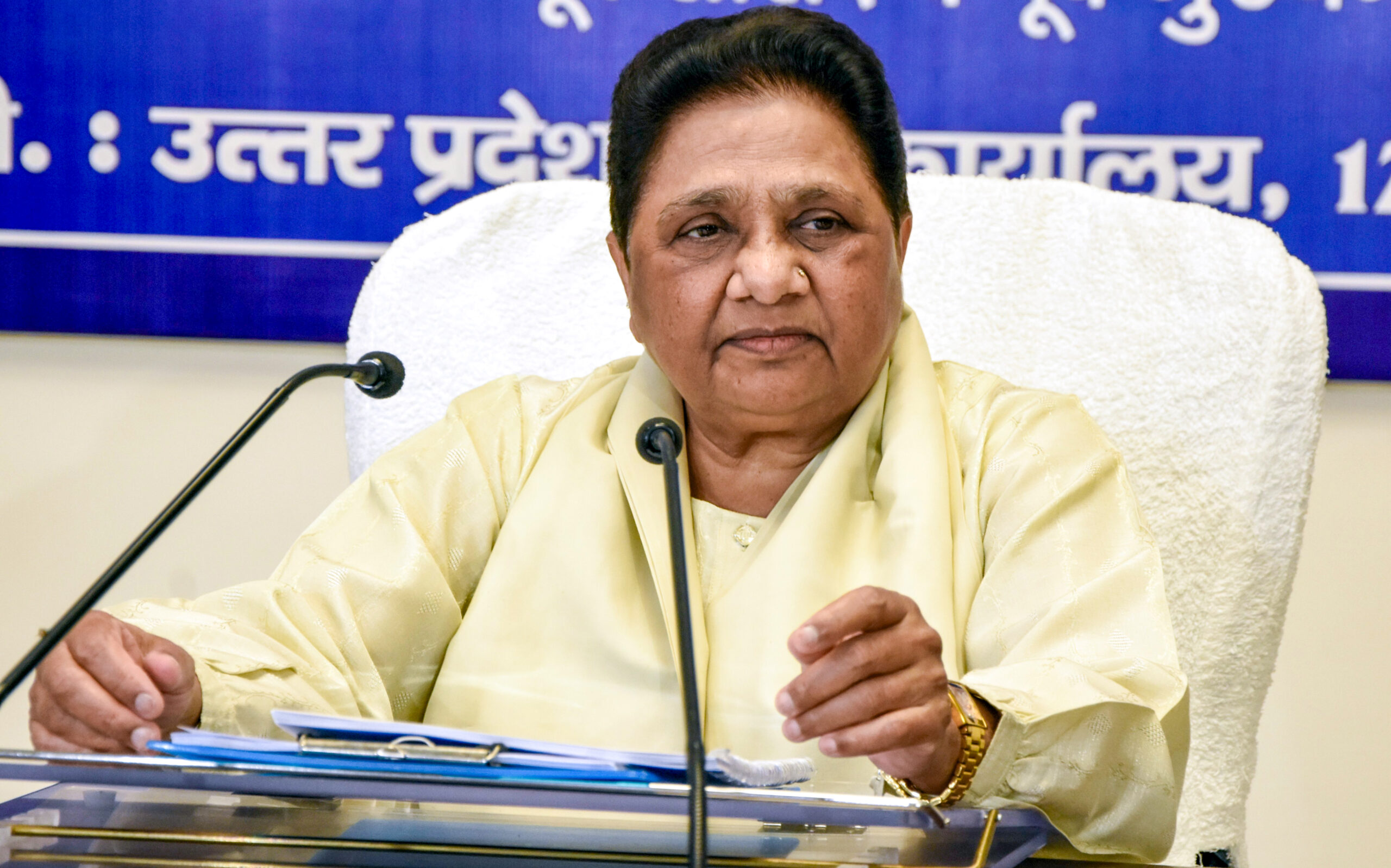 Mayawati announces no nepotism policy in BSP, rules out political roles for nephews Mayawati announces no nepotism policy in BSP, rules out political roles for nephews