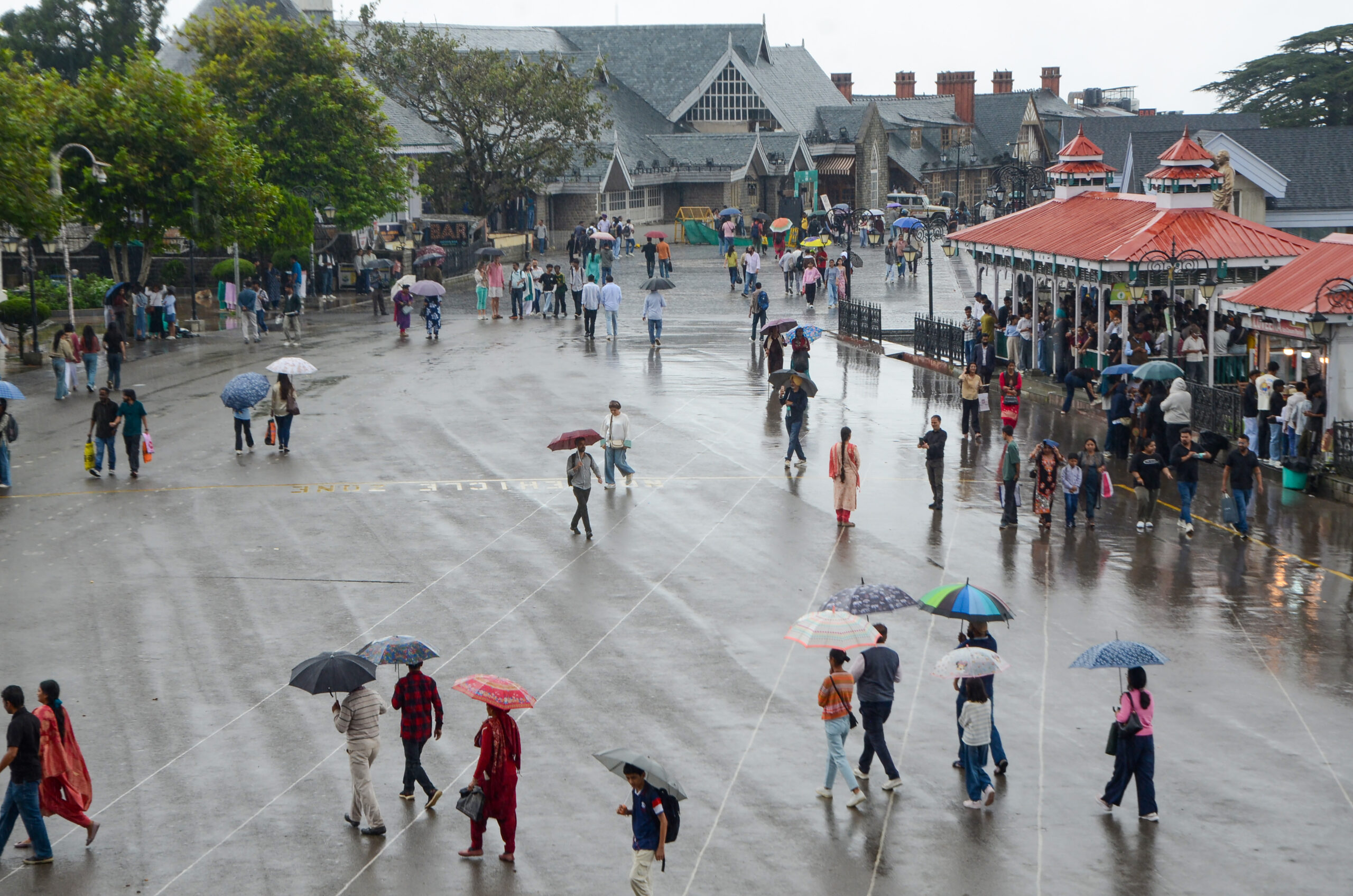 Rain lashes Shimla #Gallery Rain lashes Shimla #Gallery