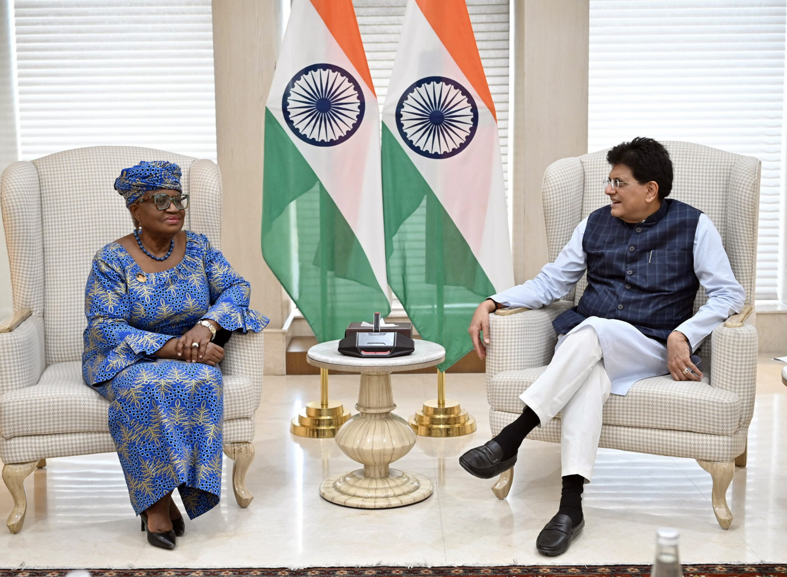 New Delhi: Piyush Goyal Meets WTO Director General Ngozi Okonjo Iweala #Gallery New Delhi: Piyush Goyal Meets WTO Director General Ngozi Okonjo Iweala #Gallery
