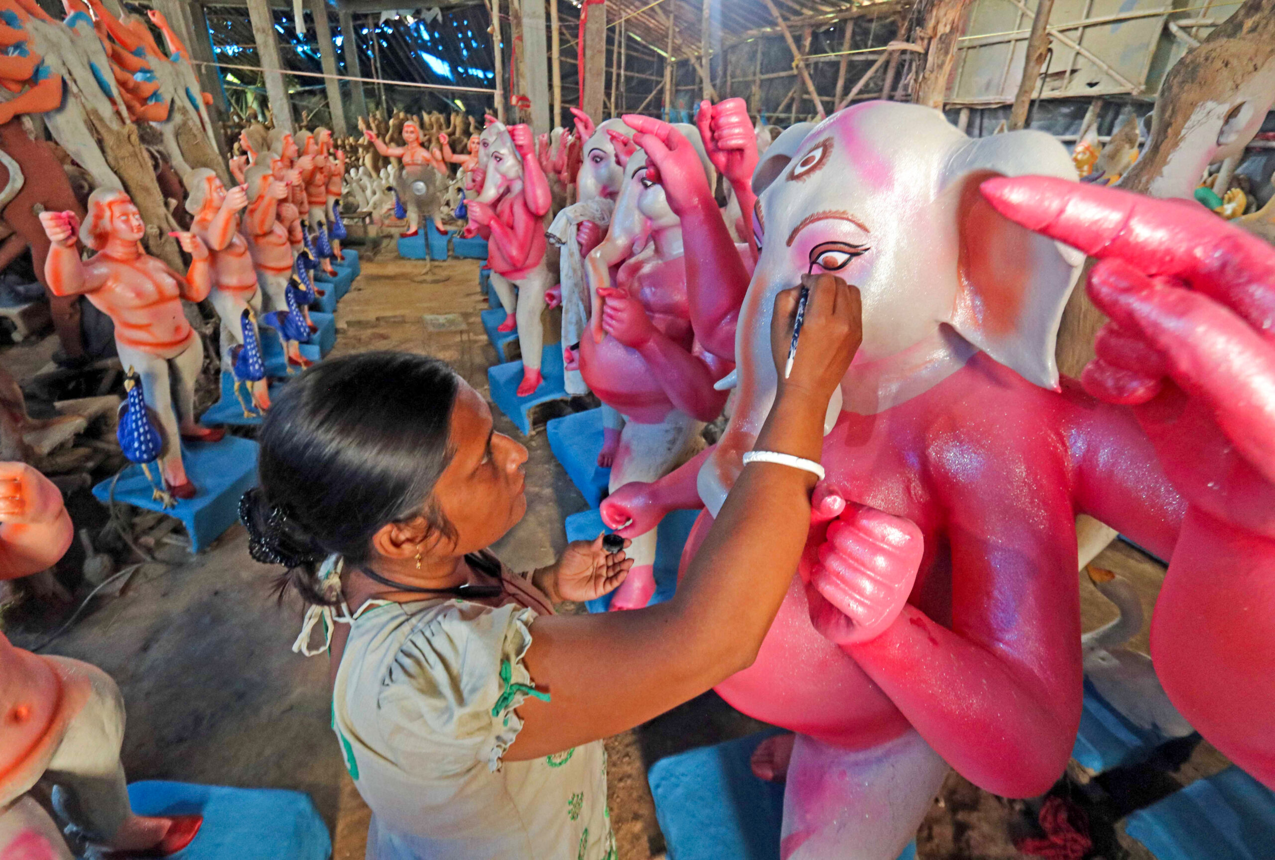 Birbhum: Ganesh Chaturthi Preparations #Gallery Birbhum: Ganesh Chaturthi Preparations #Gallery