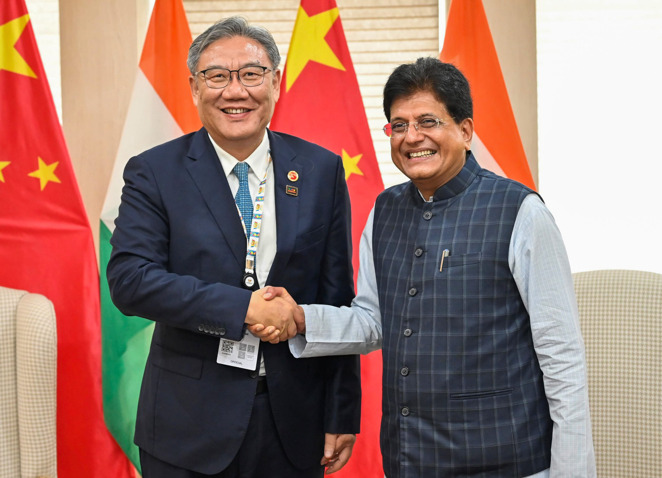 New Delhi: Piyush Goyal Meets Chinese Commerce Minister Wang Wentao #Gallery New Delhi: Piyush Goyal Meets Chinese Commerce Minister Wang Wentao #Gallery