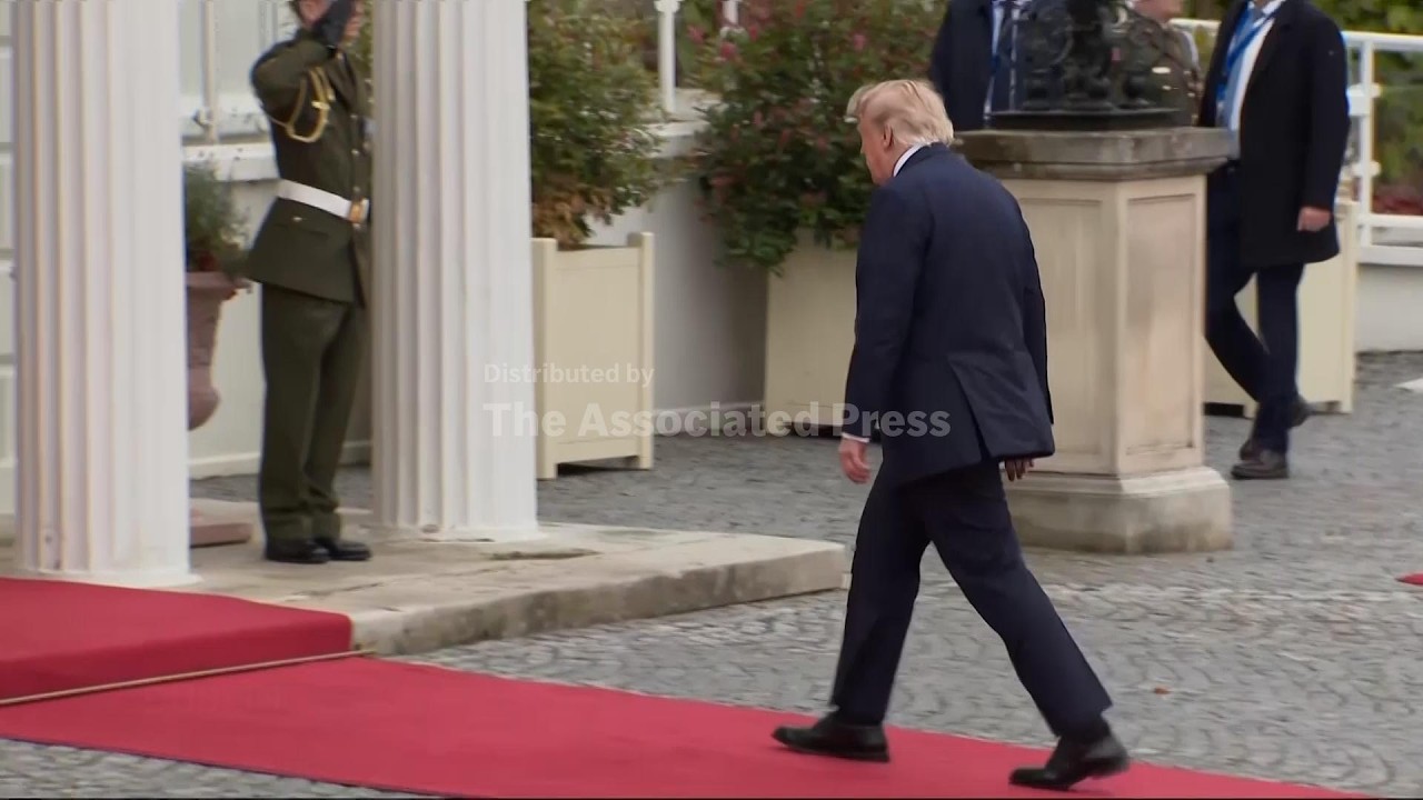 Trump meets Ireland's president before heading to his golf club in Doonbeg (Video) Trump meets Ireland's president before heading to his golf club in Doonbeg (Video)