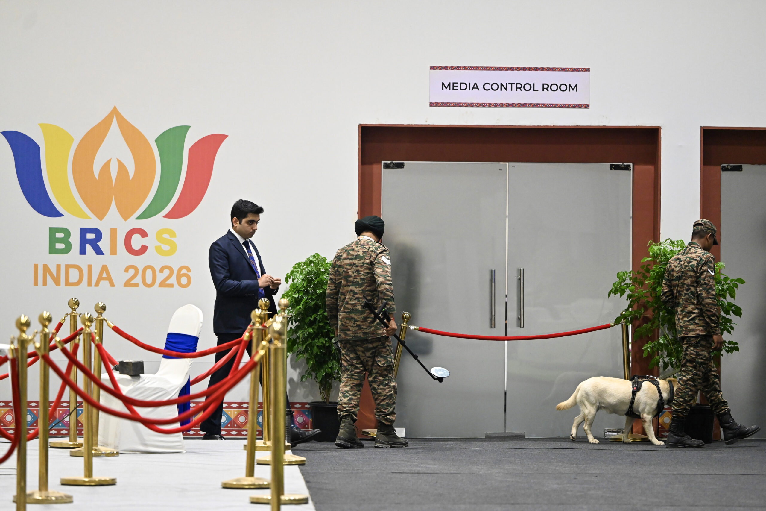 New Delhi: Security Check at Bharat Mandapam #Gallery New Delhi: Security Check at Bharat Mandapam #Gallery