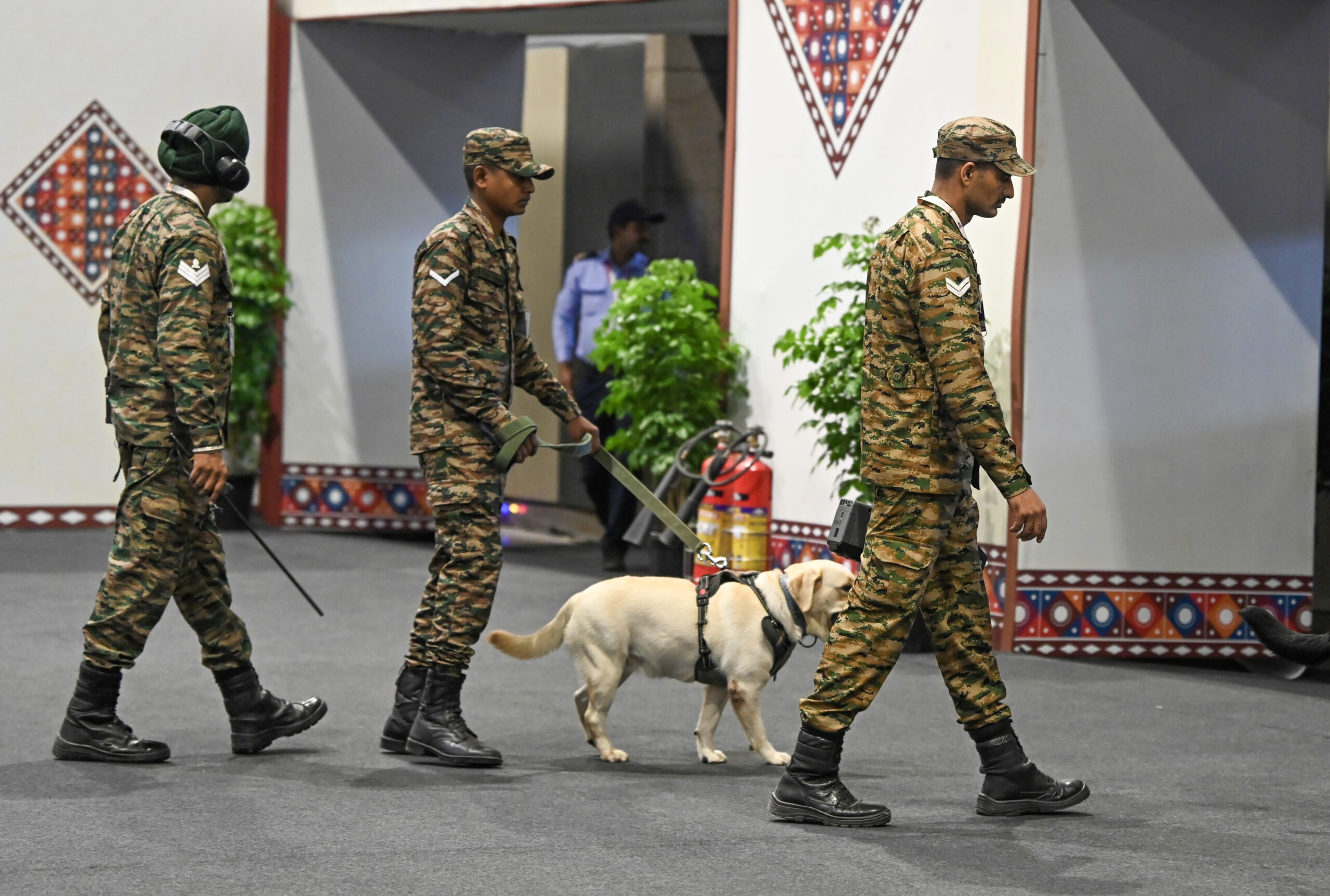 New Delhi: Security Check at Bharat Mandapam #Gallery New Delhi: Security Check at Bharat Mandapam #Gallery