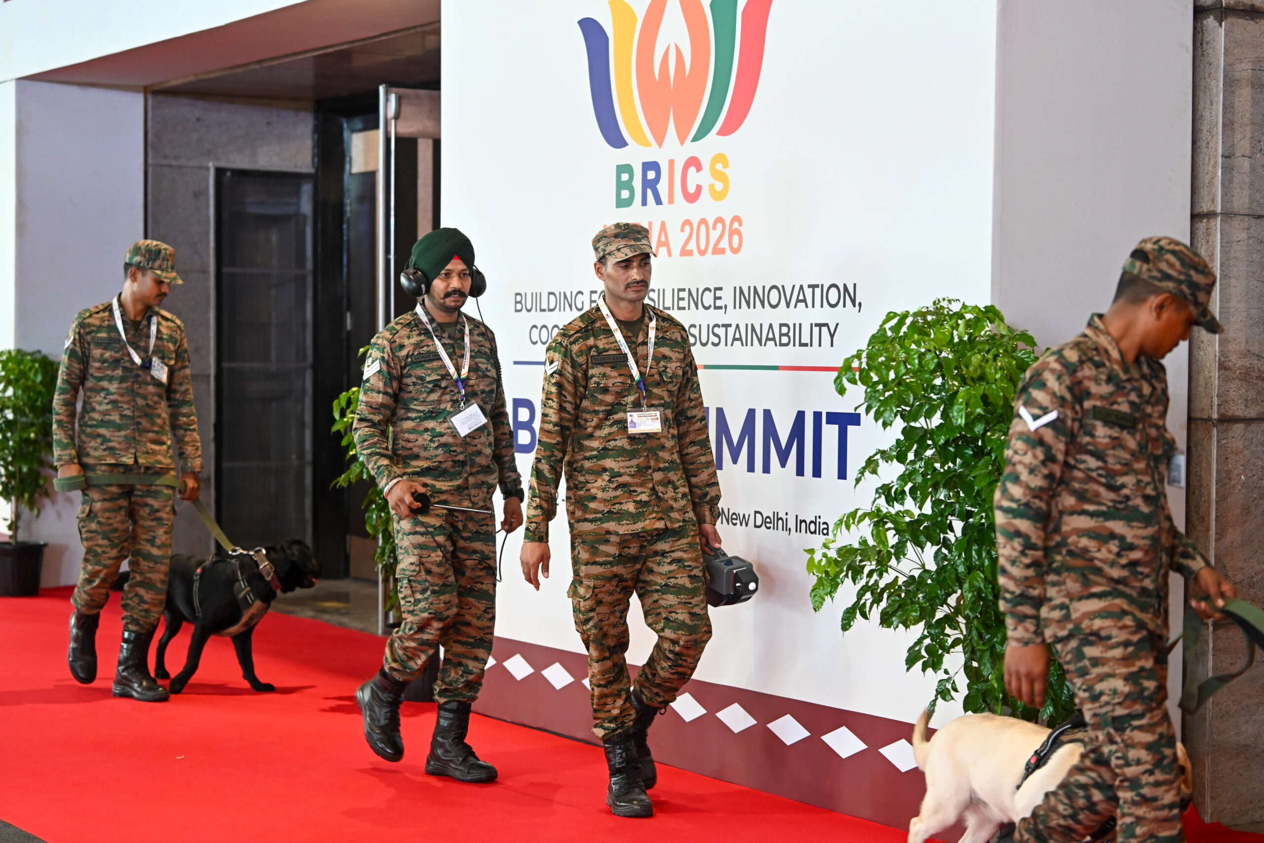 New Delhi: Security Check at Bharat Mandapam #Gallery New Delhi: Security Check at Bharat Mandapam #Gallery