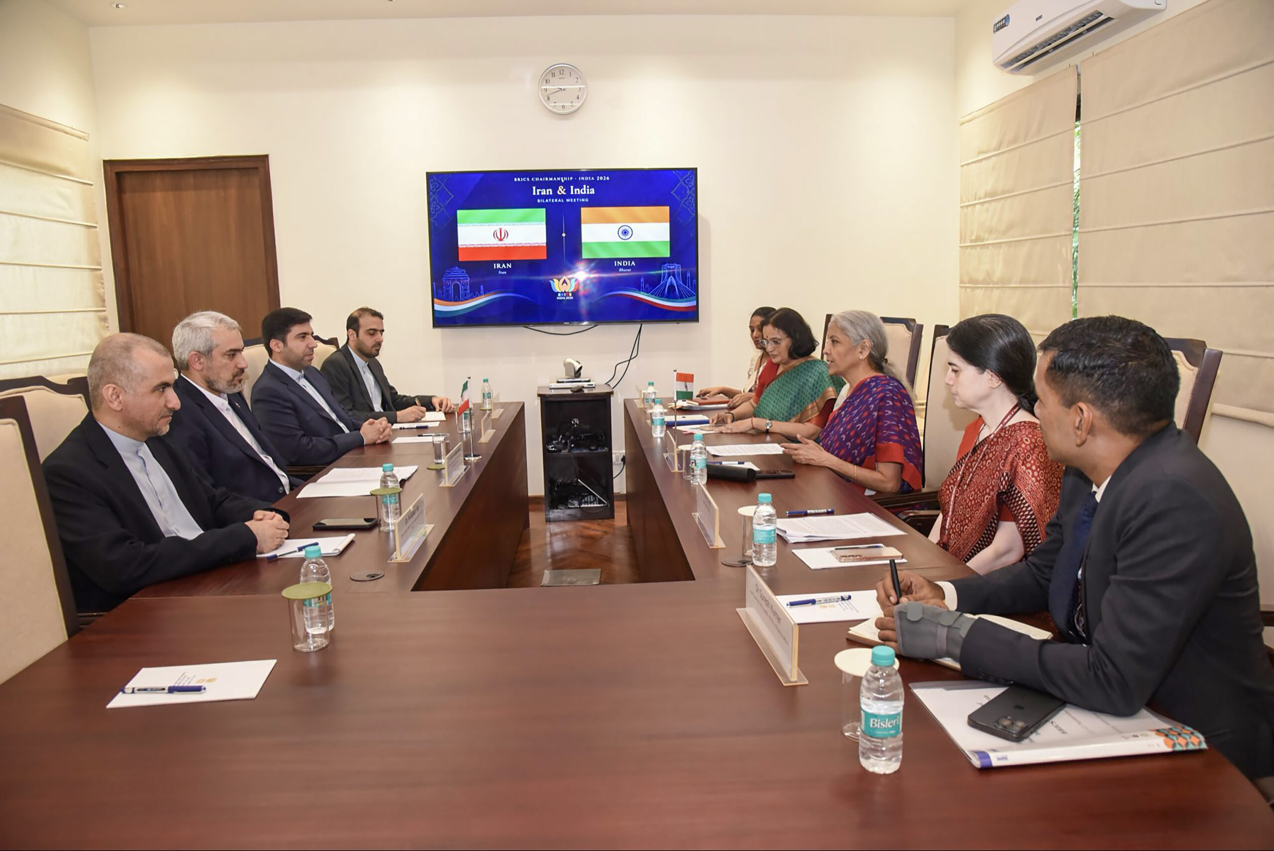 New Delhi: Nirmala Sitharaman Meets Iranian Finance Minister #Gallery New Delhi: Nirmala Sitharaman Meets Iranian Finance Minister #Gallery