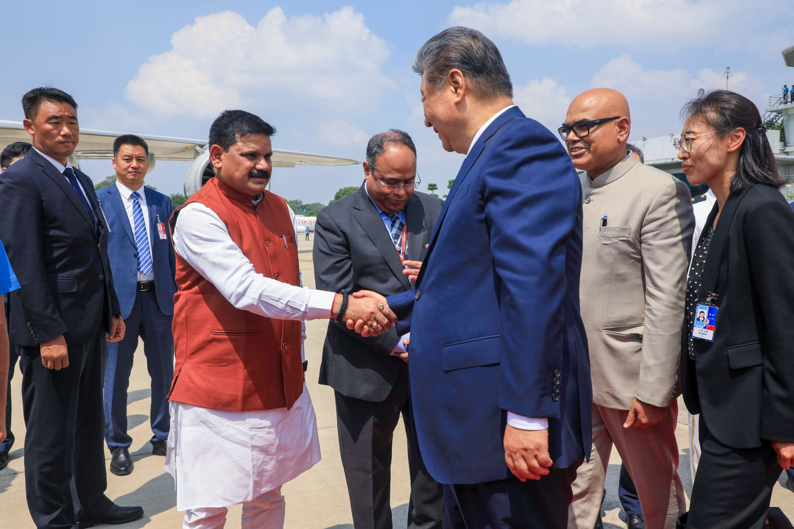 New Delhi: Xi Jinping departs after BRICS Summit #Gallery New Delhi: Xi Jinping departs after BRICS Summit #Gallery
