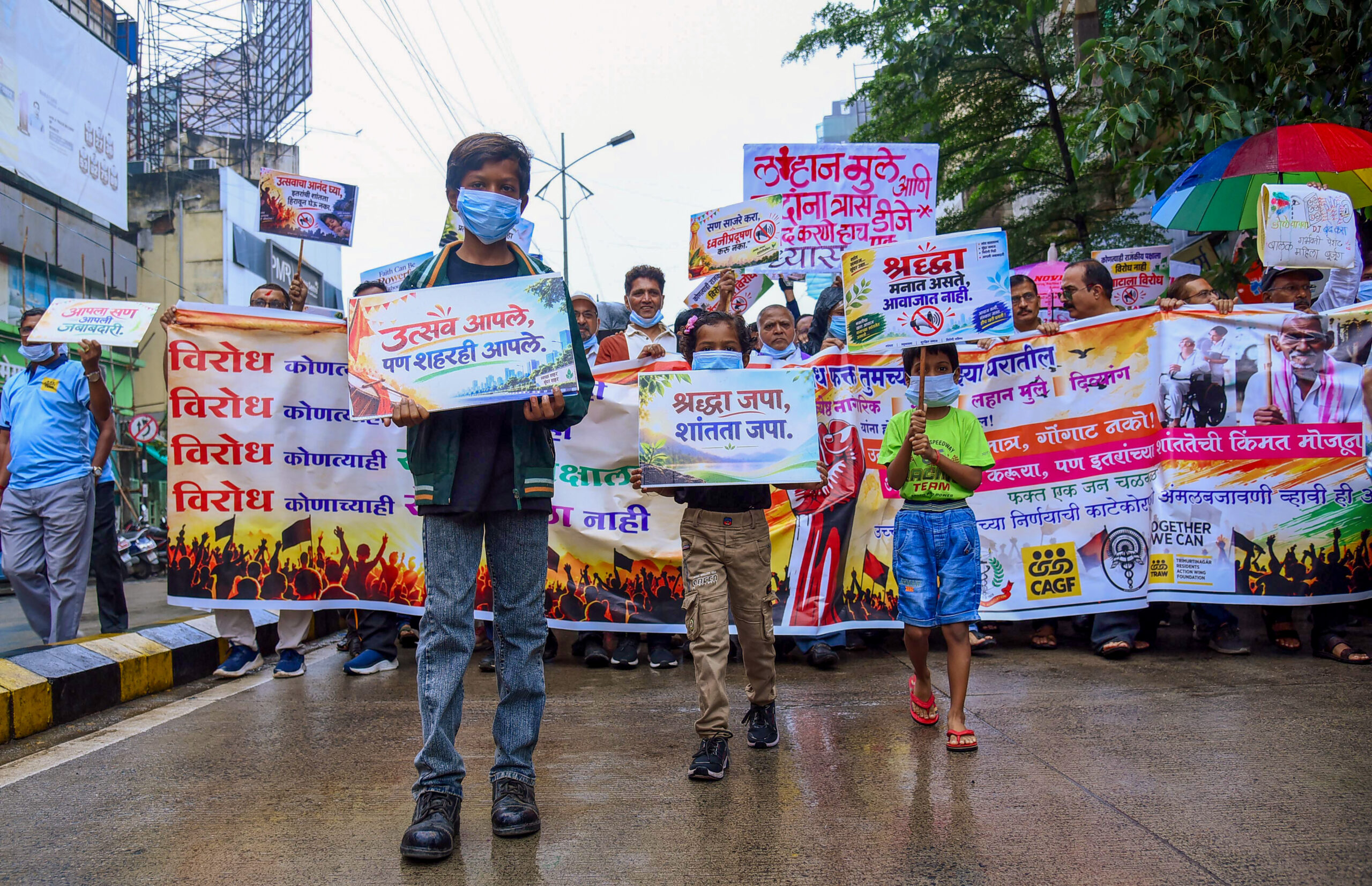Nagpur: Residents hold peace march over DJ ban #Gallery Nagpur: Residents hold peace march over DJ ban #Gallery