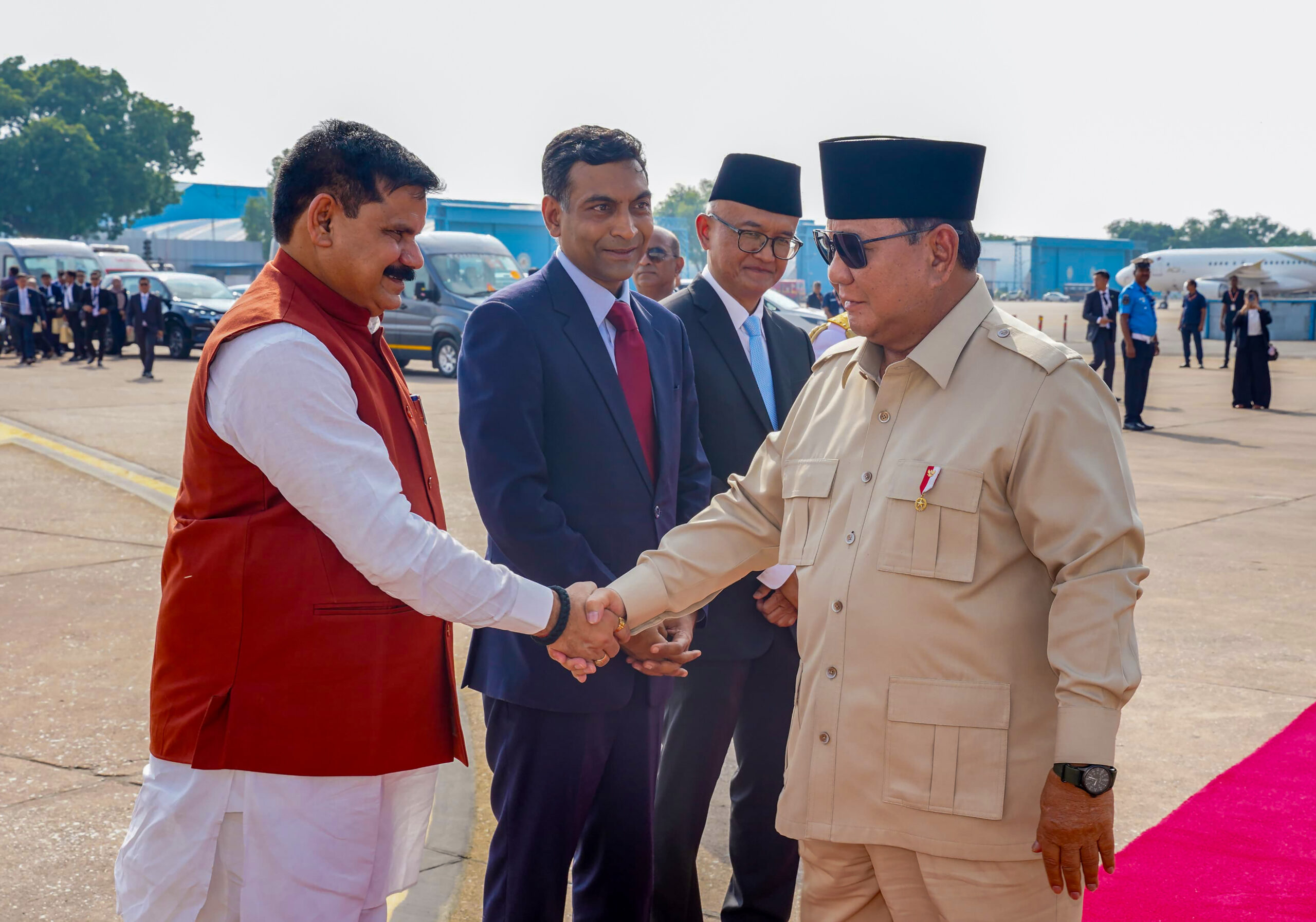 New Delhi: Indonesian President Prabowo Subianto Departs #Gallery New Delhi: Indonesian President Prabowo Subianto Departs #Gallery