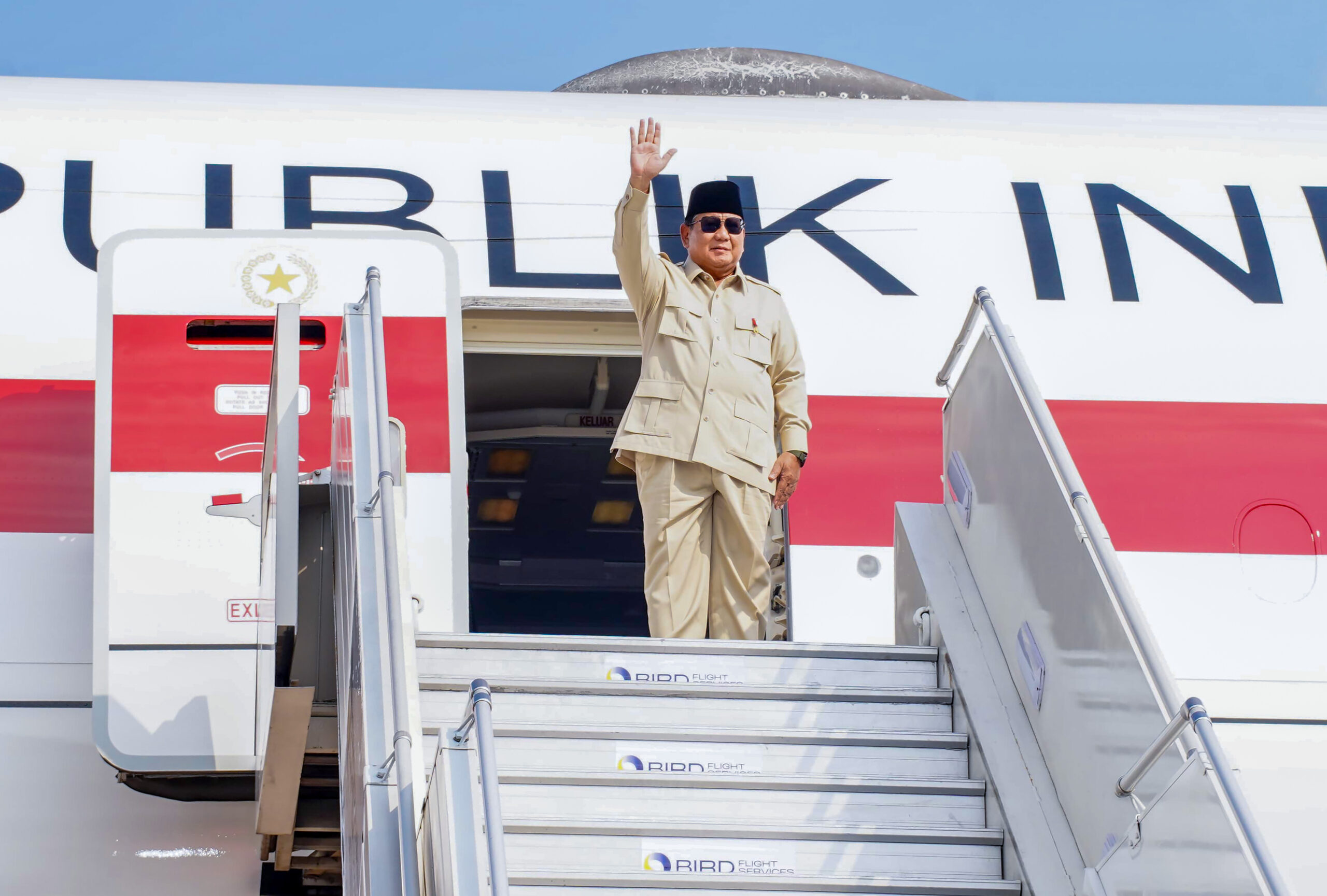 New Delhi: Indonesian President Prabowo Subianto Departs #Gallery New Delhi: Indonesian President Prabowo Subianto Departs #Gallery