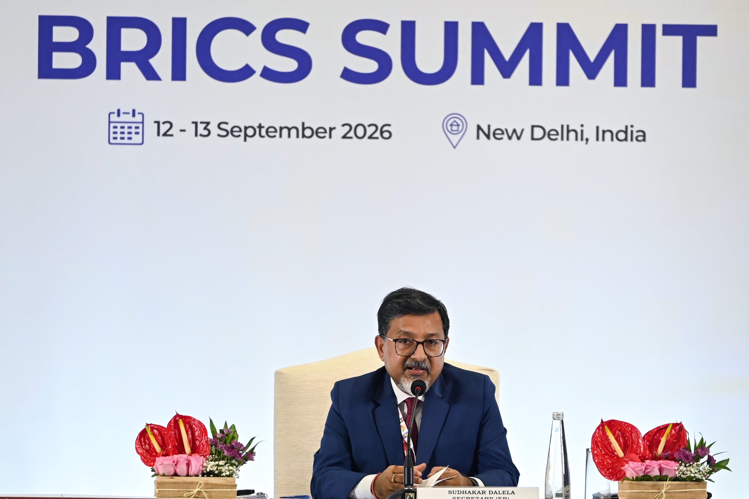 New Delhi: BRICS Summit Media Briefing #Gallery New Delhi: BRICS Summit Media Briefing #Gallery