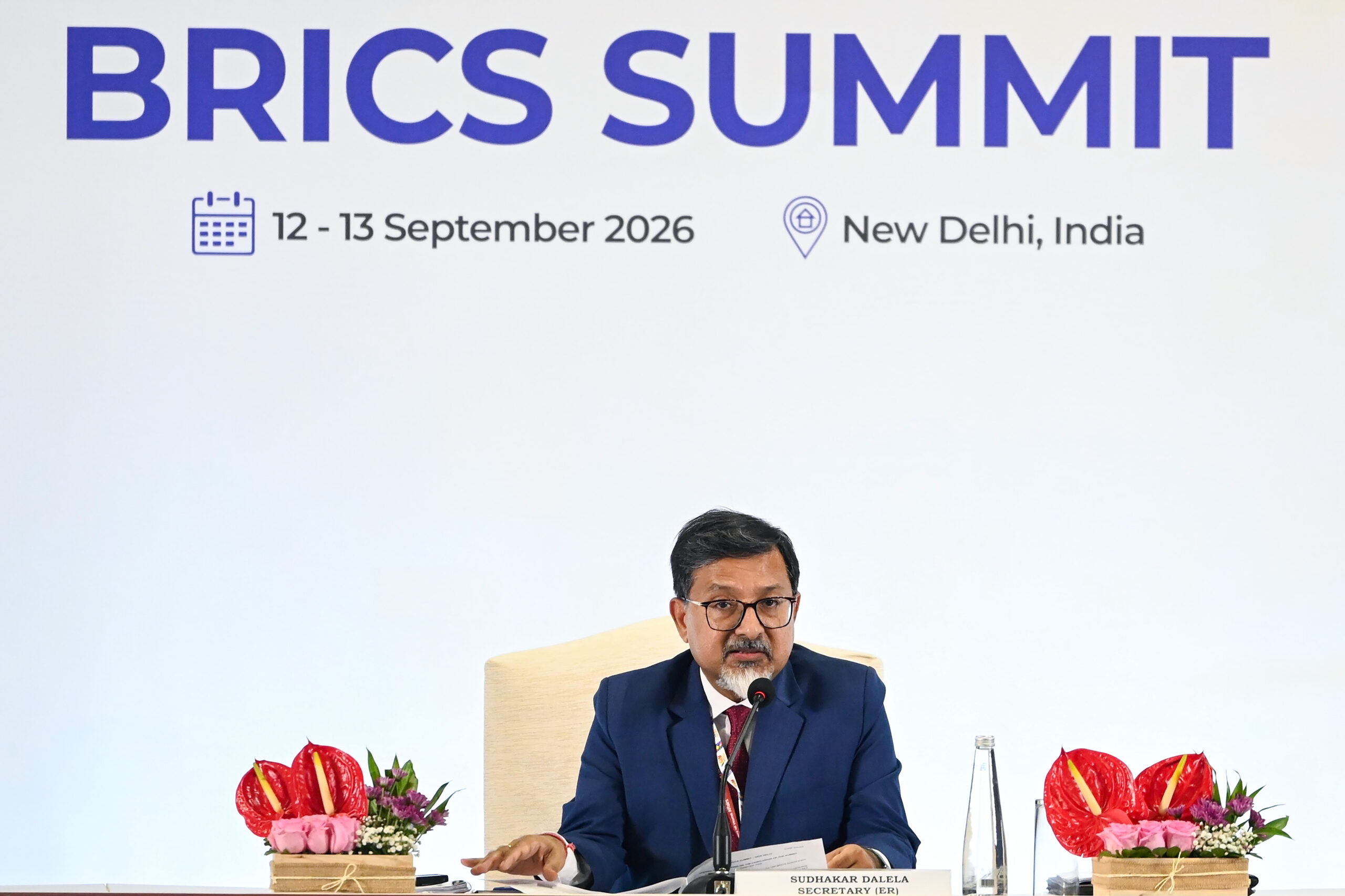 New Delhi: BRICS Summit Media Briefing #Gallery New Delhi: BRICS Summit Media Briefing #Gallery