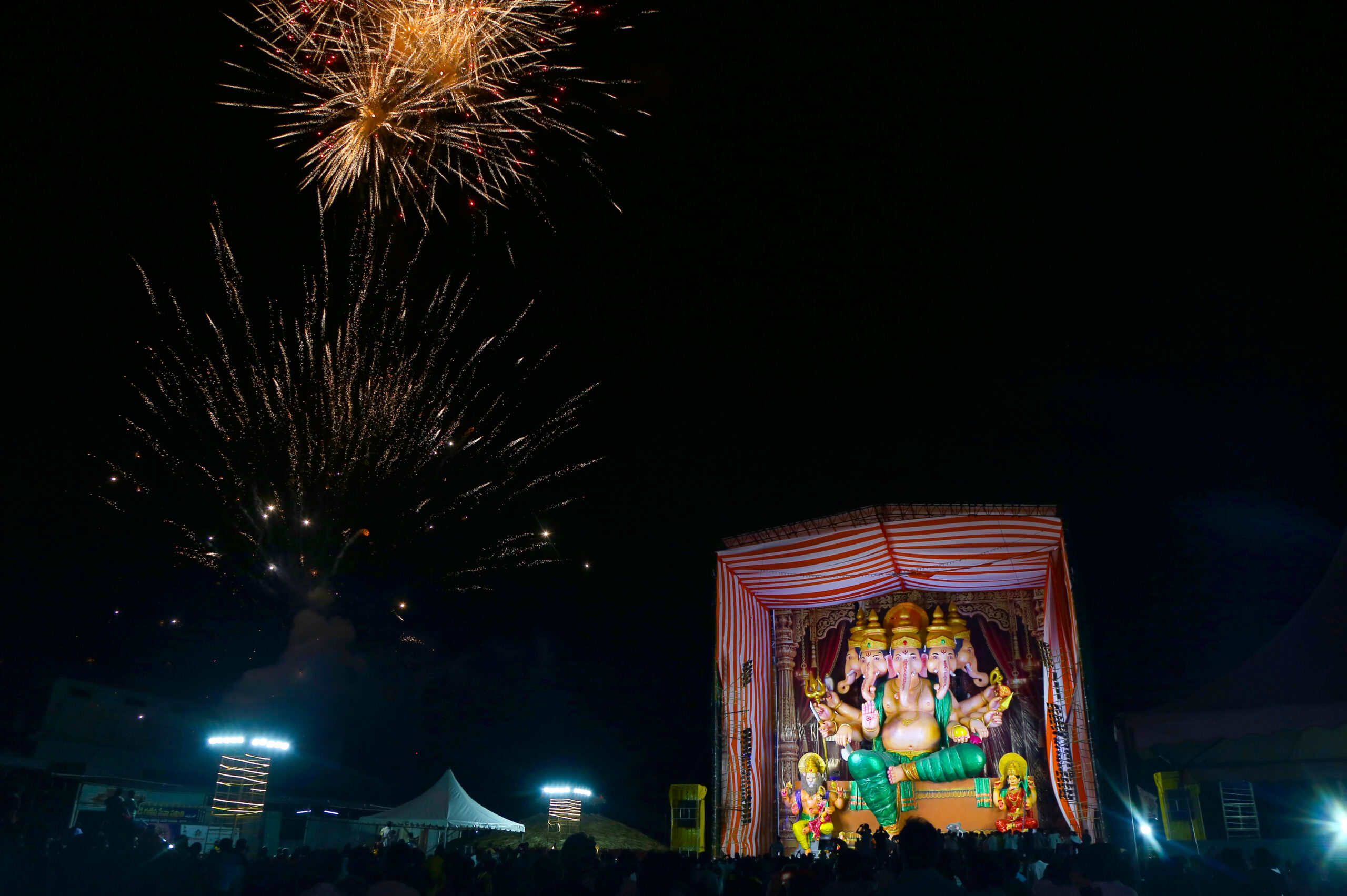 Vijayawada: Devotees Participate in Panchamukha Ganesha Aagaman #Gallery Vijayawada: Devotees Participate in Panchamukha Ganesha Aagaman #Gallery