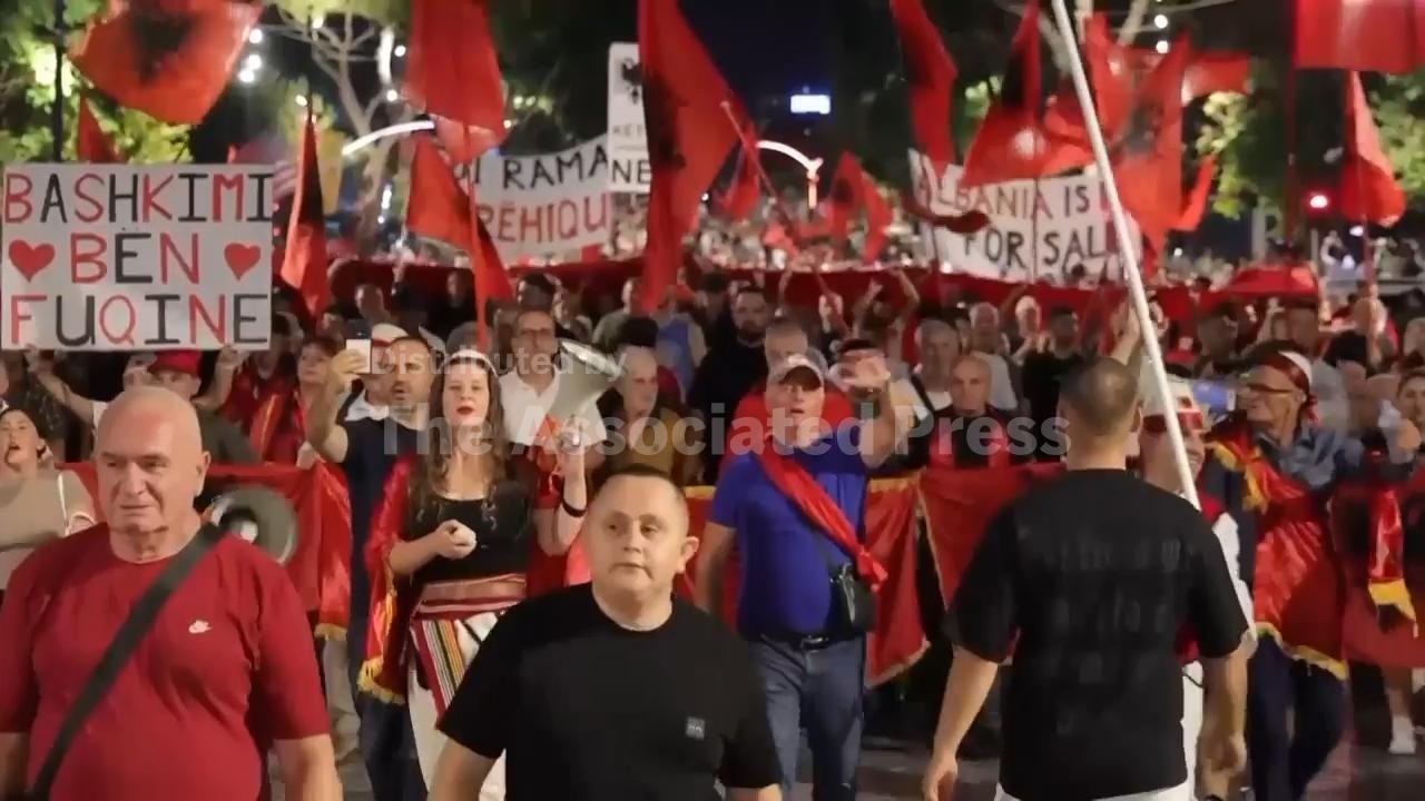 Protesters gather in Albania's capital over opposition to luxury resort linked to Jared Kushner (Video) Protesters gather in Albania's capital over opposition to luxury resort linked to Jared Kushner (Video)