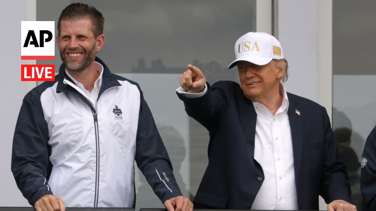 LIVE: Trump attends the Irish Open at his golf resort in Ireland (Video) LIVE: Trump attends the Irish Open at his golf resort in Ireland (Video)