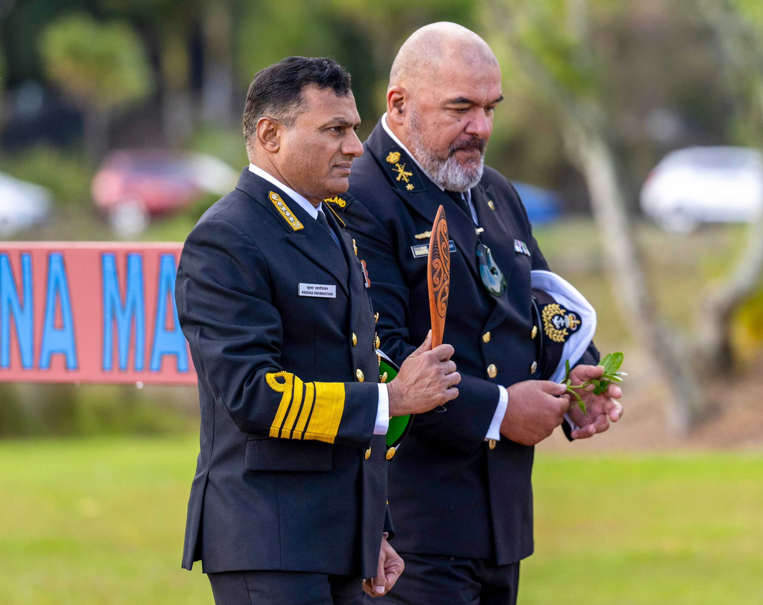 Auckland: Krishna Swaminathan receives Māori welcome #Gallery Auckland: Krishna Swaminathan receives Māori welcome #Gallery