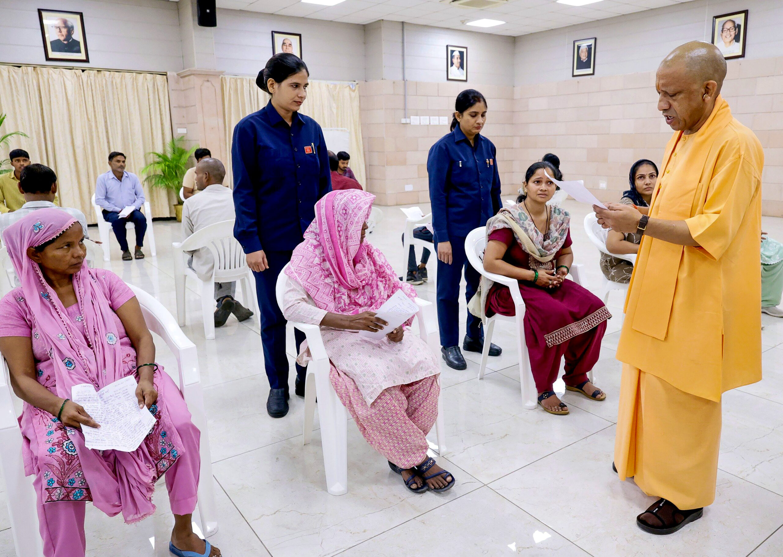 Lucknow: Yogi Adityanath holds Janata Darshan #Gallery Lucknow: Yogi Adityanath holds Janata Darshan #Gallery