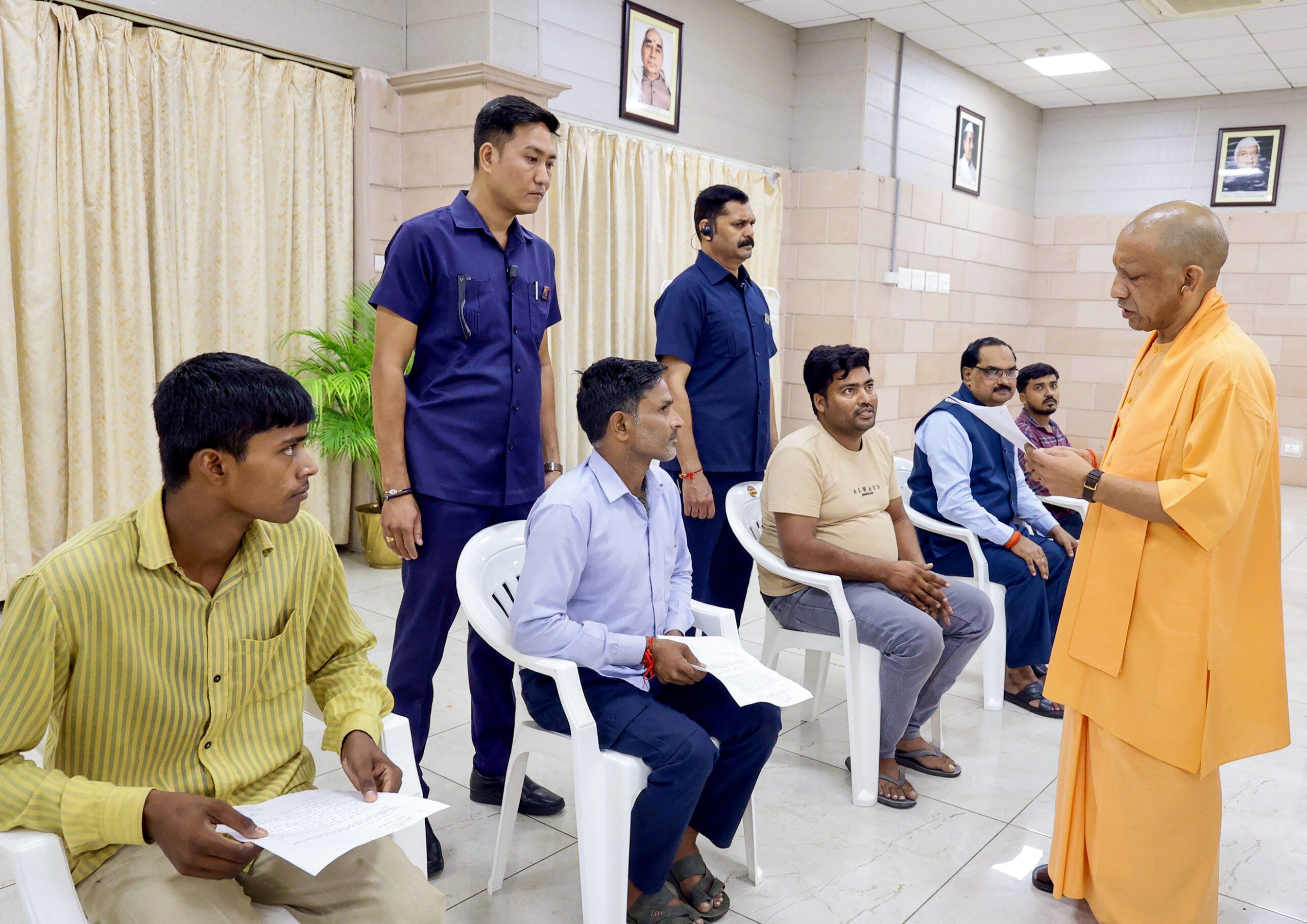 Lucknow: Yogi Adityanath holds Janata Darshan #Gallery Lucknow: Yogi Adityanath holds Janata Darshan #Gallery