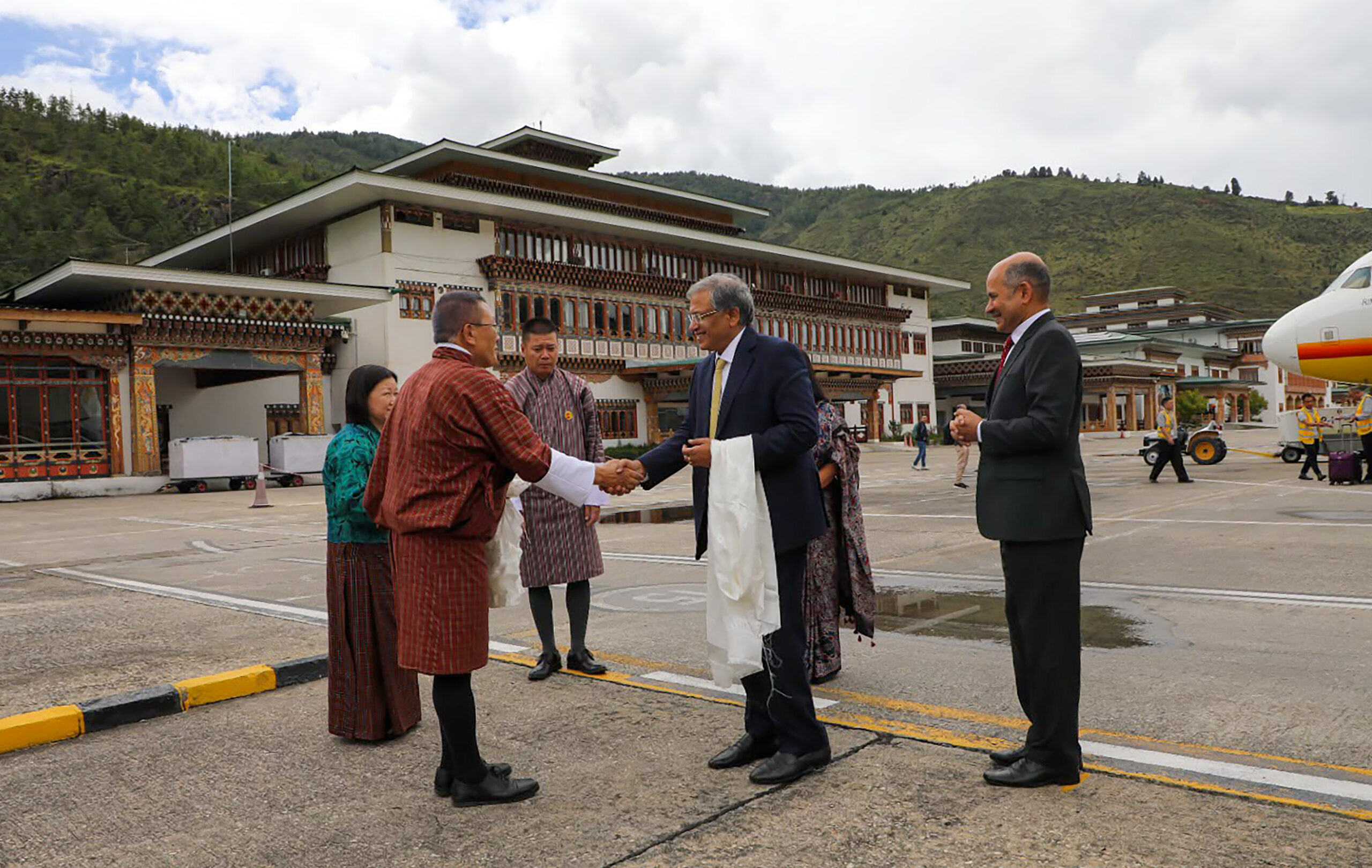 Gyanesh Kumar arrives in Bhutan - #Gallery Gyanesh Kumar arrives in Bhutan - #Gallery
