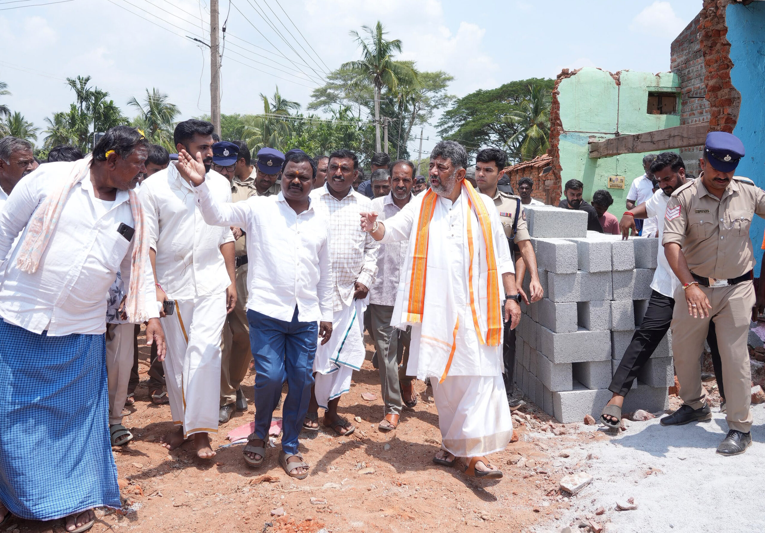 Bengaluru: Karnataka CM D.K. Shivakumar on Assembly Constituency Visit #Gallery Bengaluru: Karnataka CM D.K. Shivakumar on Assembly Constituency Visit #Gallery