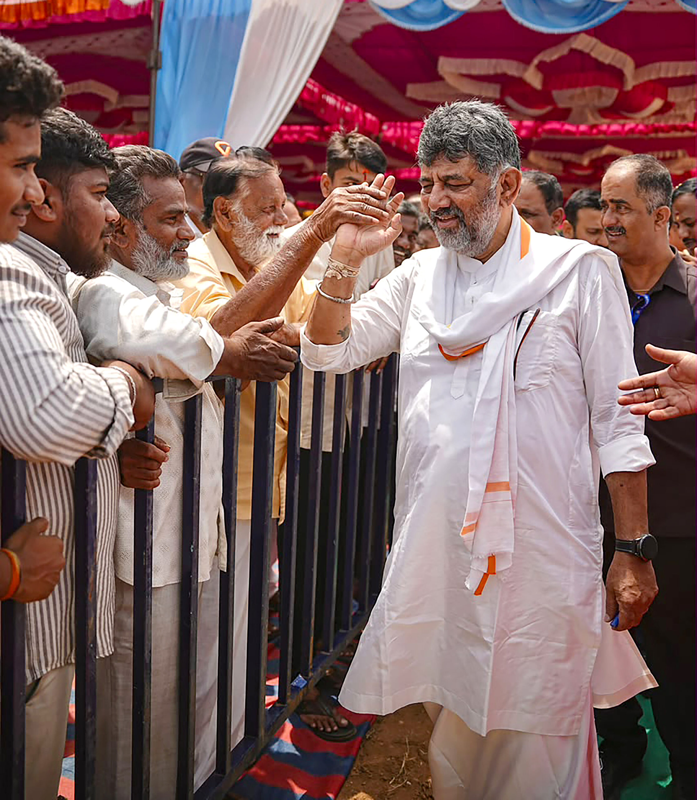 Bengaluru: Karnataka CM D.K. Shivakumar on Assembly Constituency Visit #Gallery Bengaluru: Karnataka CM D.K. Shivakumar on Assembly Constituency Visit #Gallery