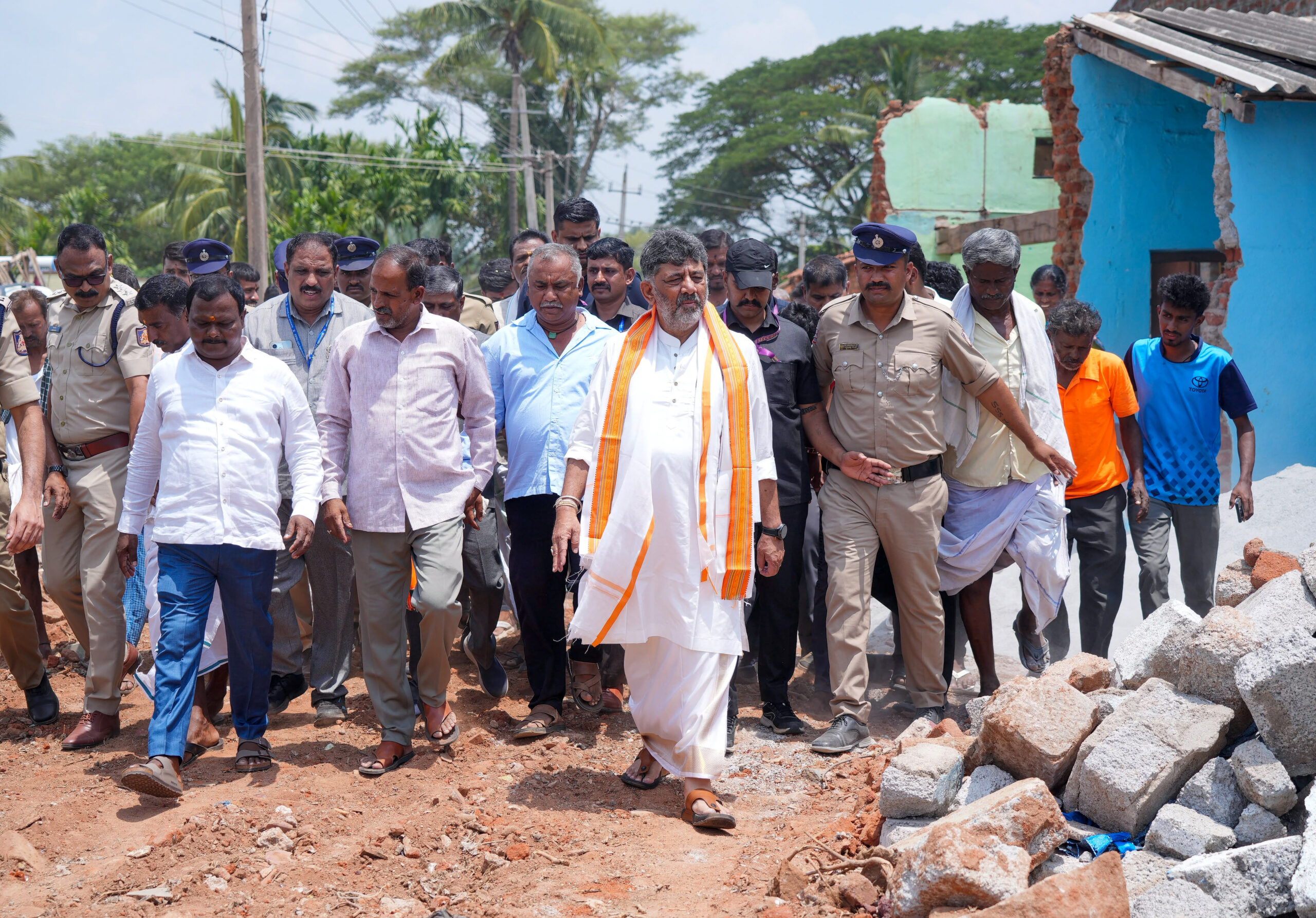Bengaluru: Karnataka CM D.K. Shivakumar on Assembly Constituency Visit #Gallery Bengaluru: Karnataka CM D.K. Shivakumar on Assembly Constituency Visit #Gallery