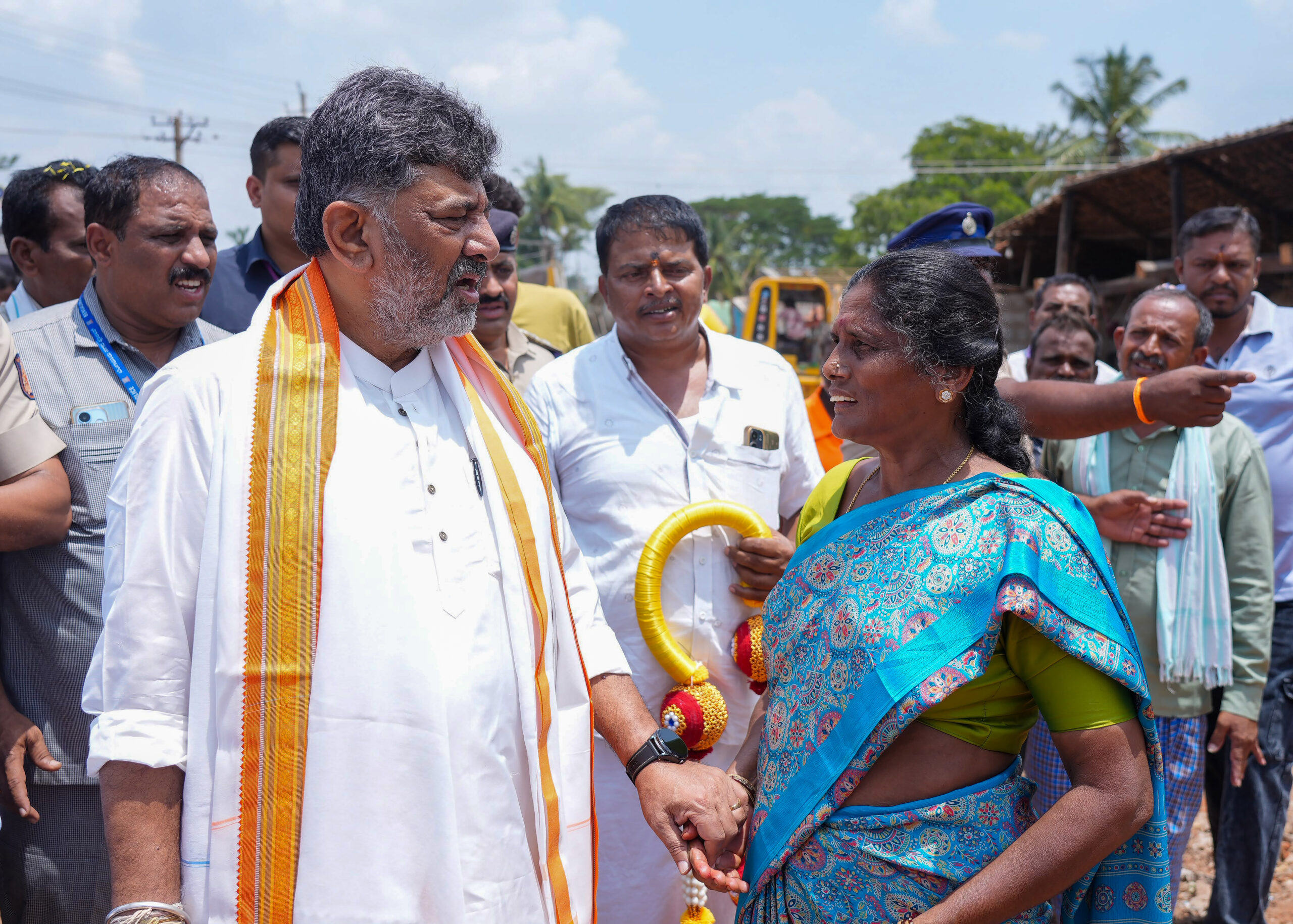 Bengaluru: Karnataka CM D.K. Shivakumar on Assembly Constituency Visit #Gallery Bengaluru: Karnataka CM D.K. Shivakumar on Assembly Constituency Visit #Gallery