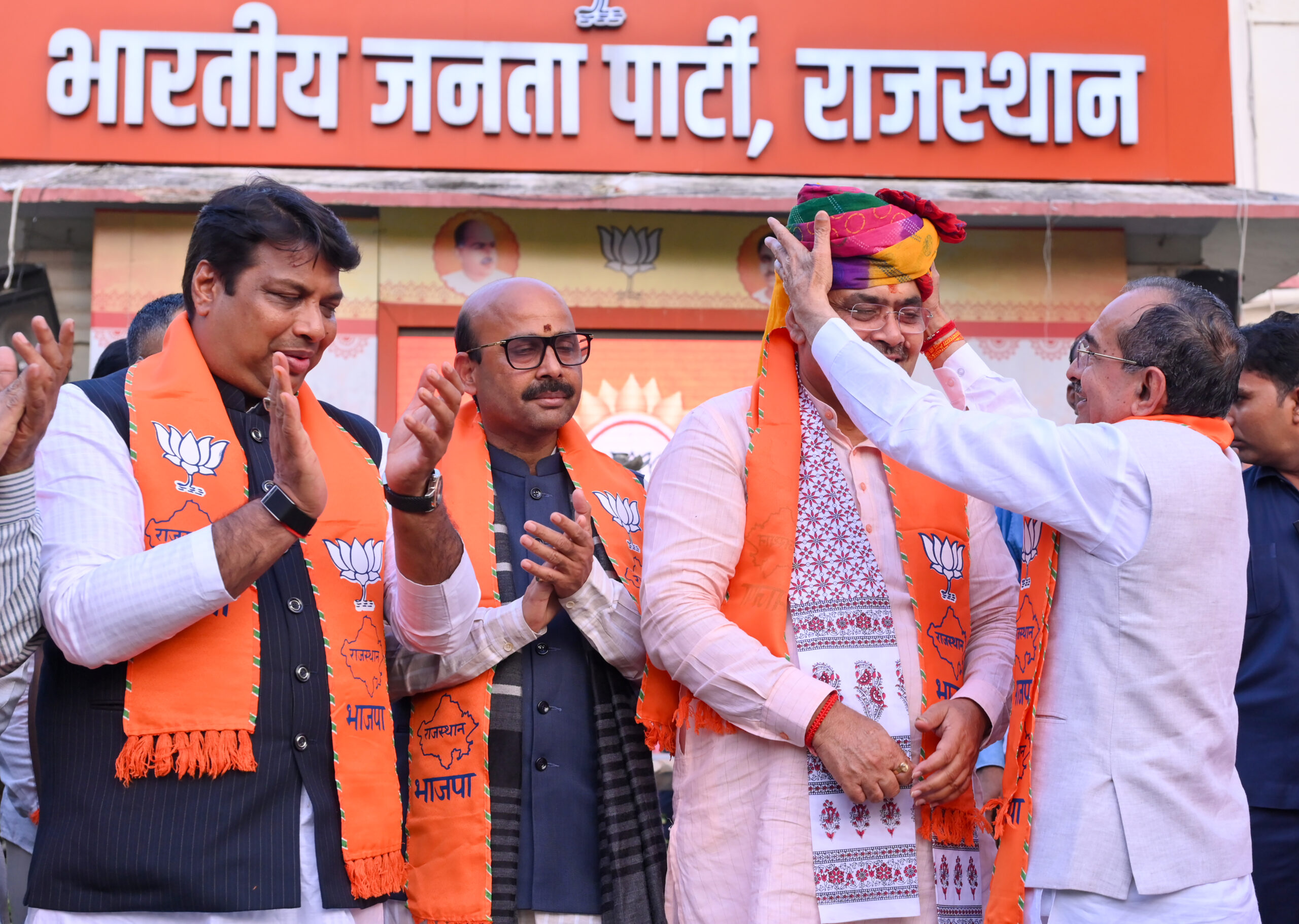 Jaipur: Bhajanlal Sharma Celebrates BJP Victory in Municipal Elections #Gallery Jaipur: Bhajanlal Sharma Celebrates BJP Victory in Municipal Elections #Gallery