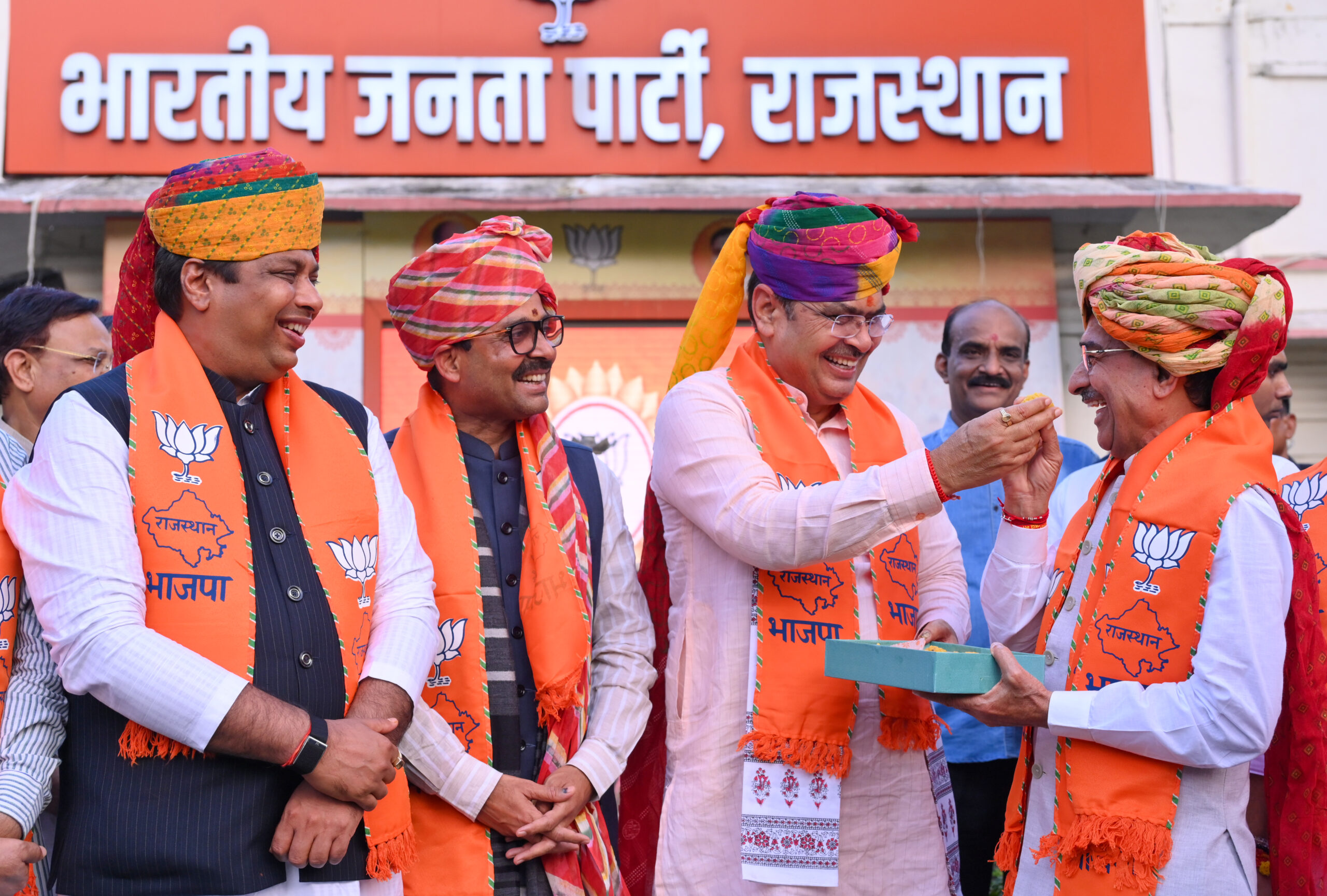 Jaipur: Bhajanlal Sharma Celebrates BJP Victory in Municipal Elections #Gallery Jaipur: Bhajanlal Sharma Celebrates BJP Victory in Municipal Elections #Gallery