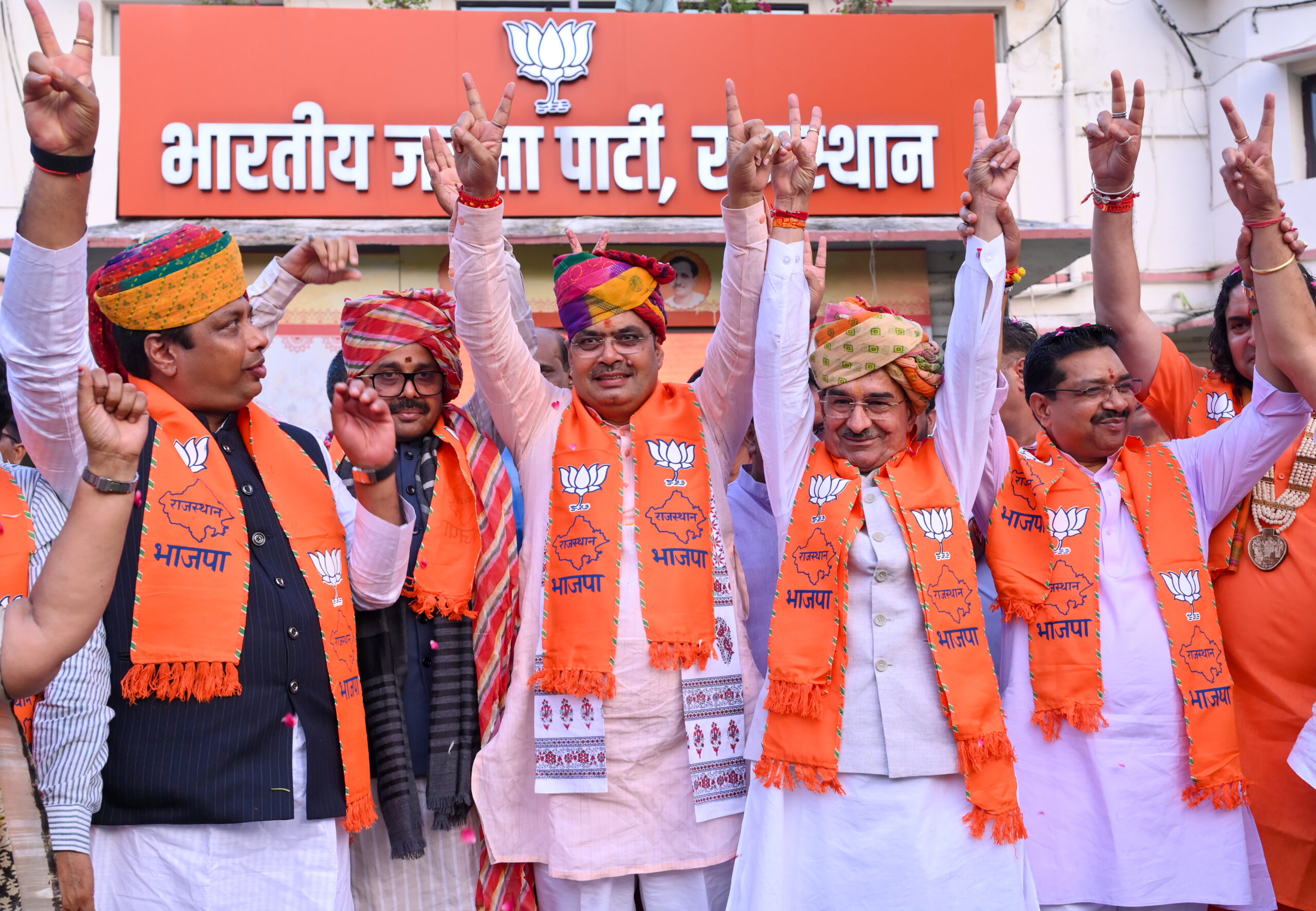 Jaipur: Bhajanlal Sharma Celebrates BJP Victory in Municipal Elections #Gallery Jaipur: Bhajanlal Sharma Celebrates BJP Victory in Municipal Elections #Gallery