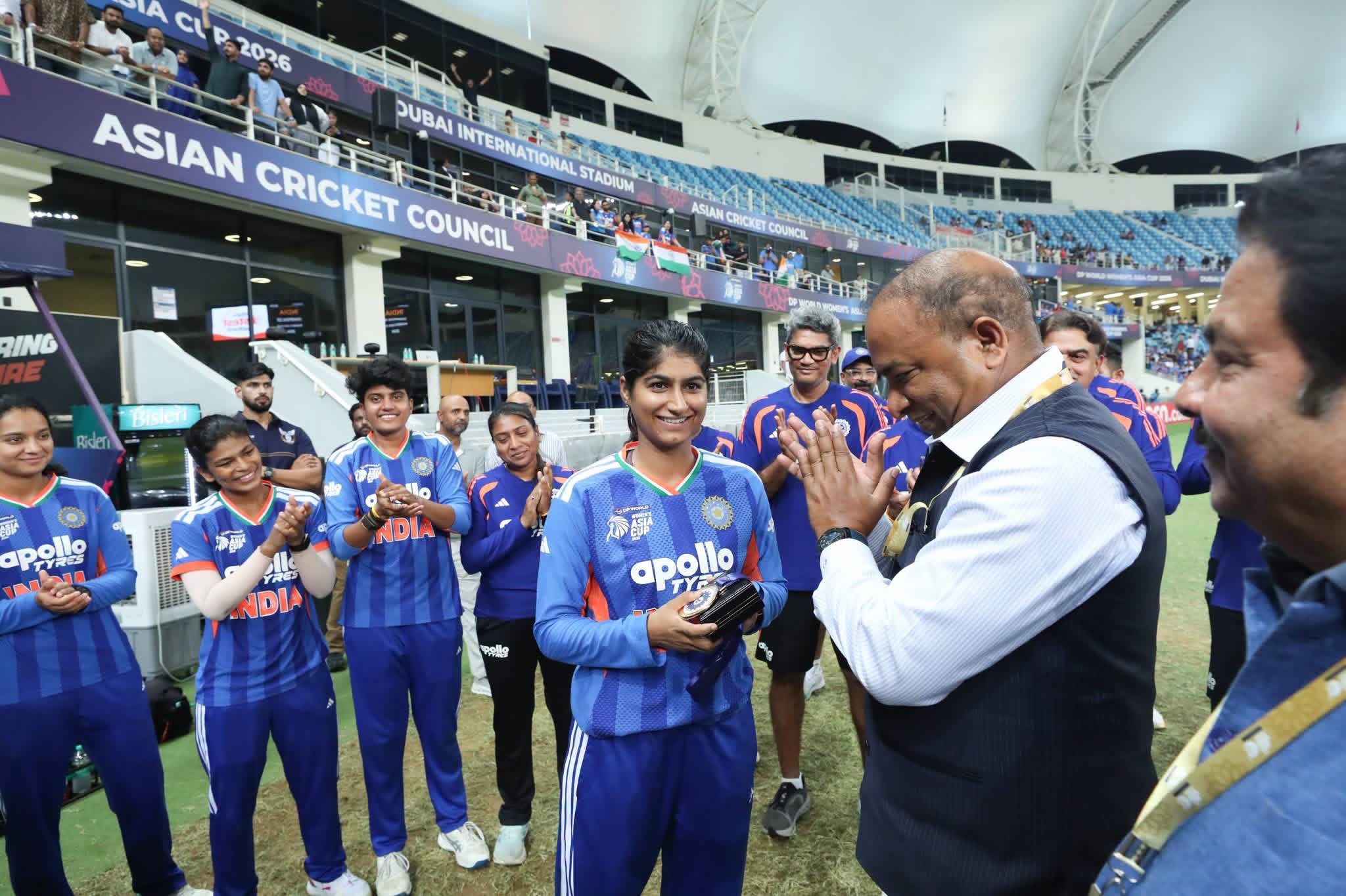 Women's team followed men's lead in declining Asia Cup trophy, says BCCI Secy Saikia Women's team followed men's lead in declining Asia Cup trophy, says BCCI Secy Saikia