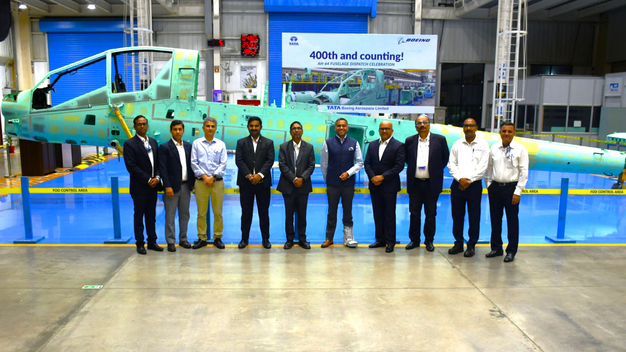 Tata Boeing Aerospace delivers 400th Apache Fuselage from Hyderabad facility Tata Boeing Aerospace delivers 400th Apache Fuselage from Hyderabad facility