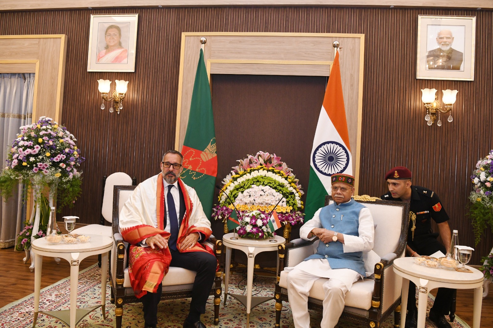 Telangana Governor for further strengthening cooperation with Aga Khan Network Telangana Governor for further strengthening cooperation with Aga Khan Network