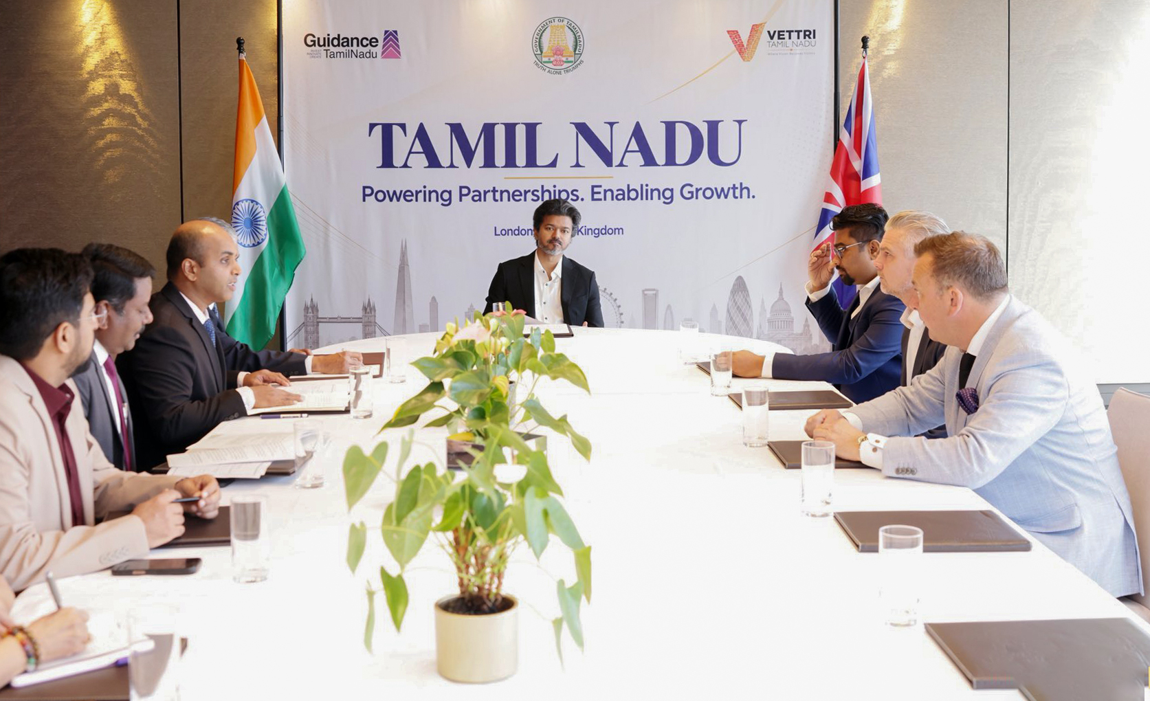 London: CM Vijay At MoU Signing to Expand Global Capability Centres in TN #Gallery London: CM Vijay At MoU Signing to Expand Global Capability Centres in TN #Gallery